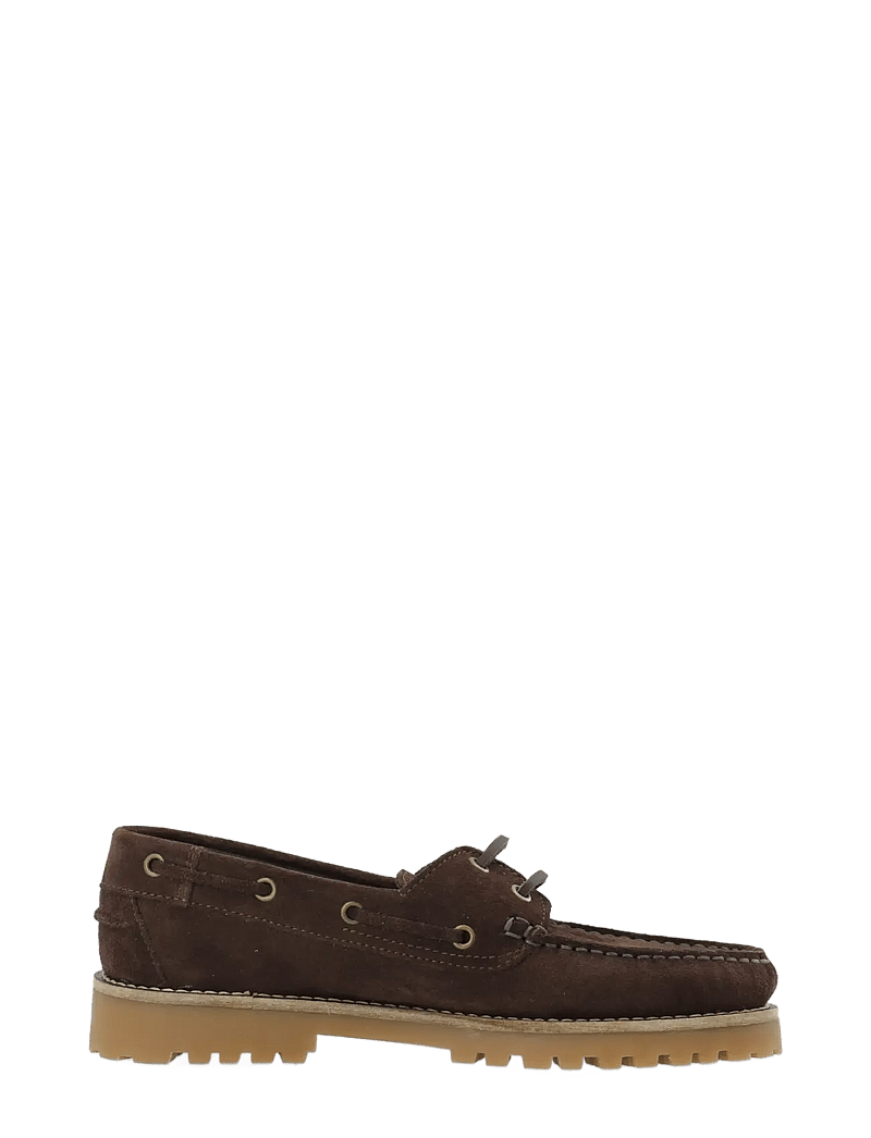Bianco - BIACAPRI Boat Shoe Suede - seglarskor - brown - 3