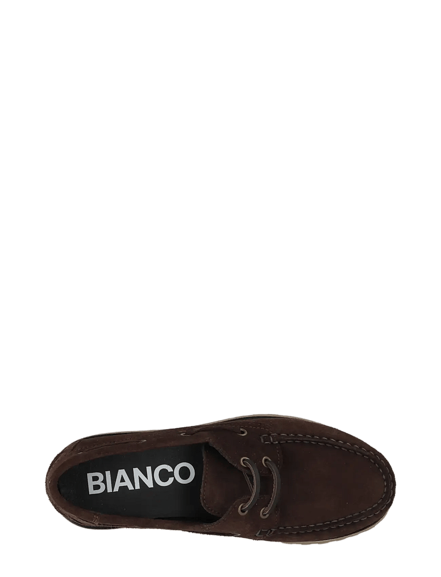 Bianco - BIACAPRI Boat Shoe Suede - bootsschuhe - brown - 4