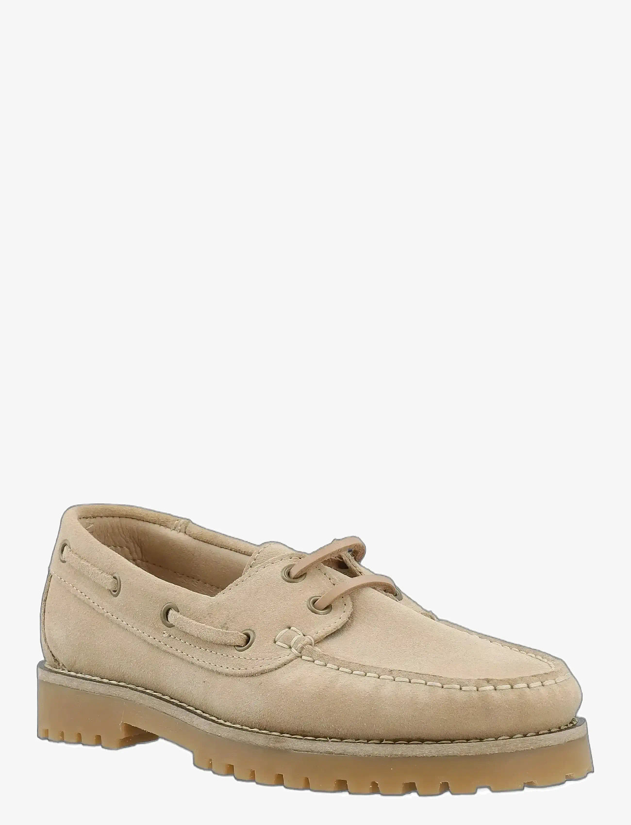 Bianco BIACAPRI Boat Shoe Suede - BIANCO - SAND / cream