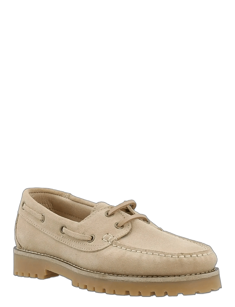 Bianco - BIACAPRI Boat Shoe Suede - sejlersko - sand - 0