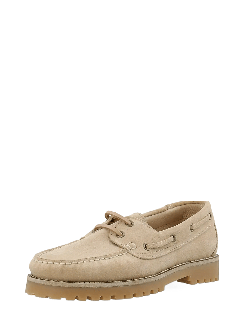 Bianco - BIACAPRI Boat Shoe Suede - sejlersko - sand - 3
