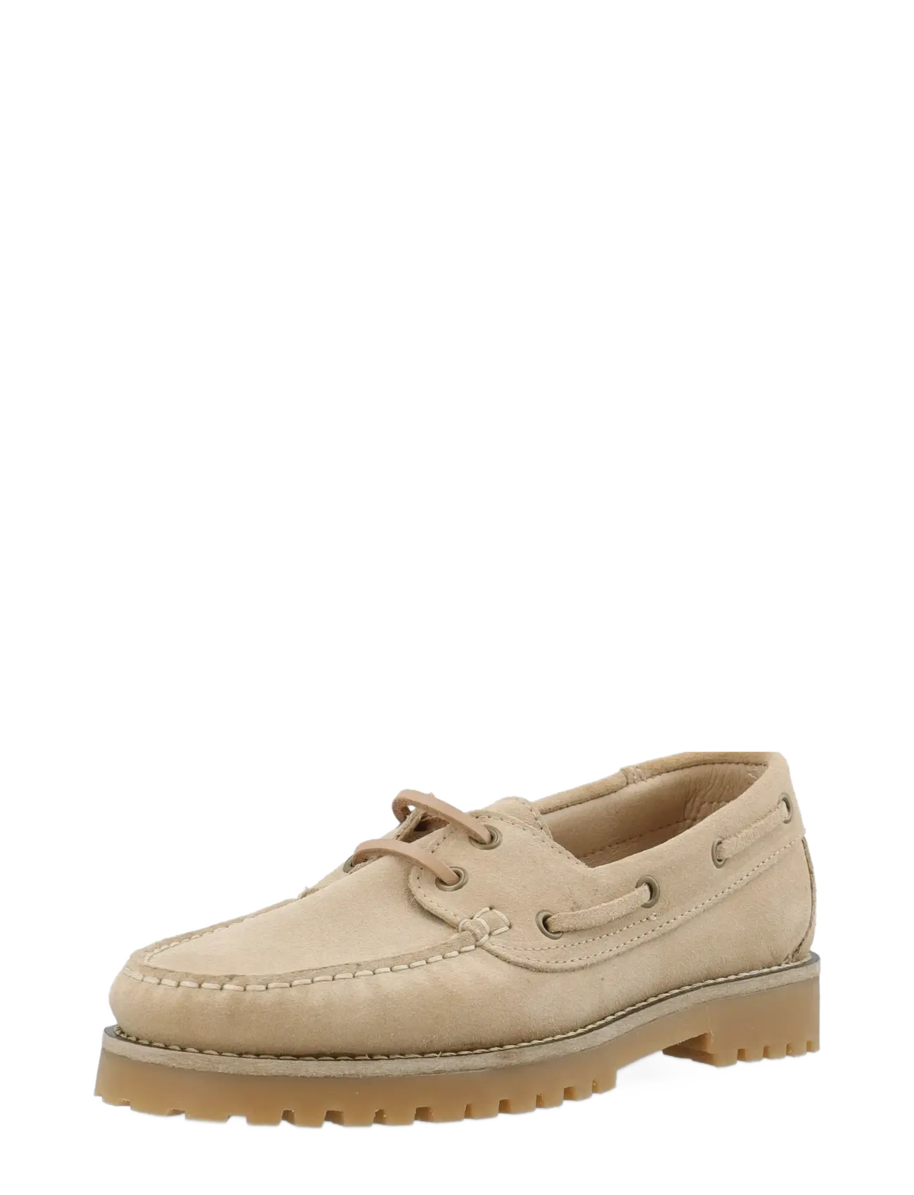 Bianco - BIACAPRI Boat Shoe Suede - boat shoes - sand - 3