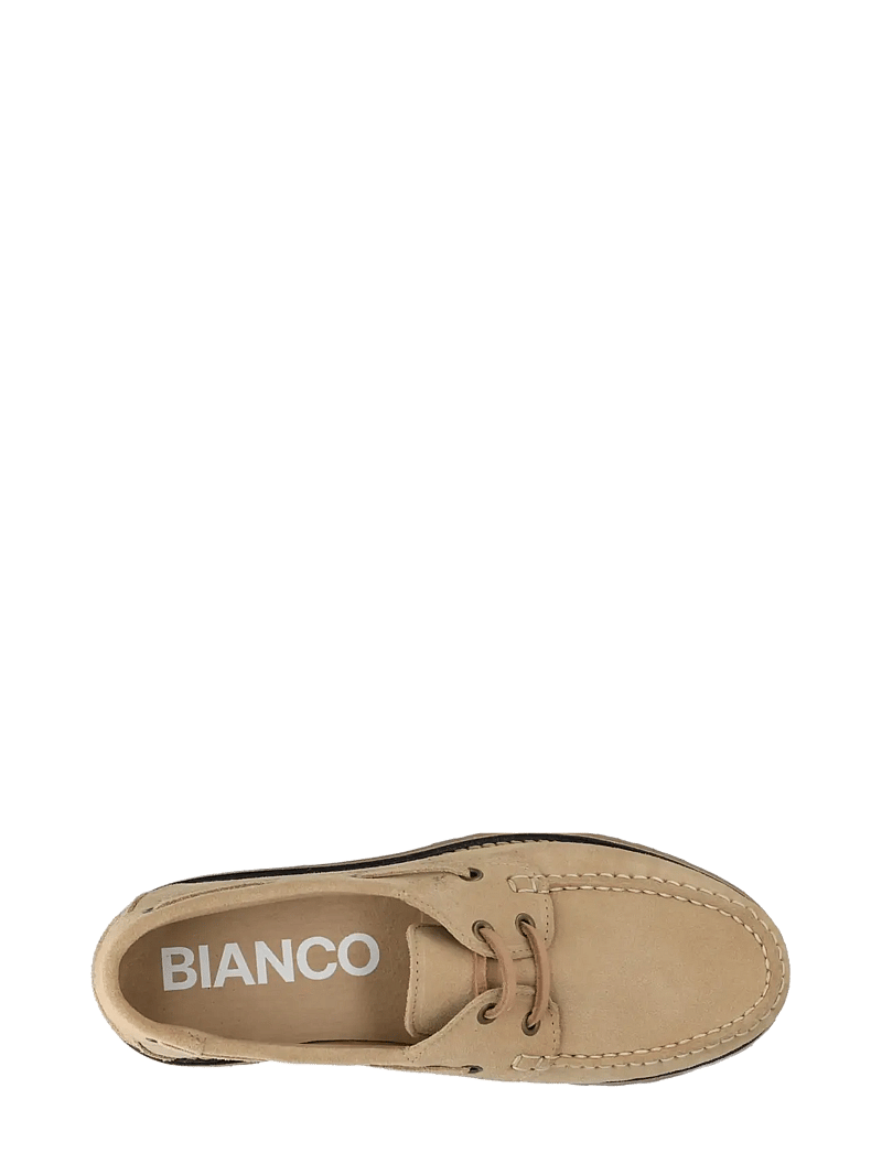 Bianco - BIACAPRI Boat Shoe Suede - sejlersko - sand - 4