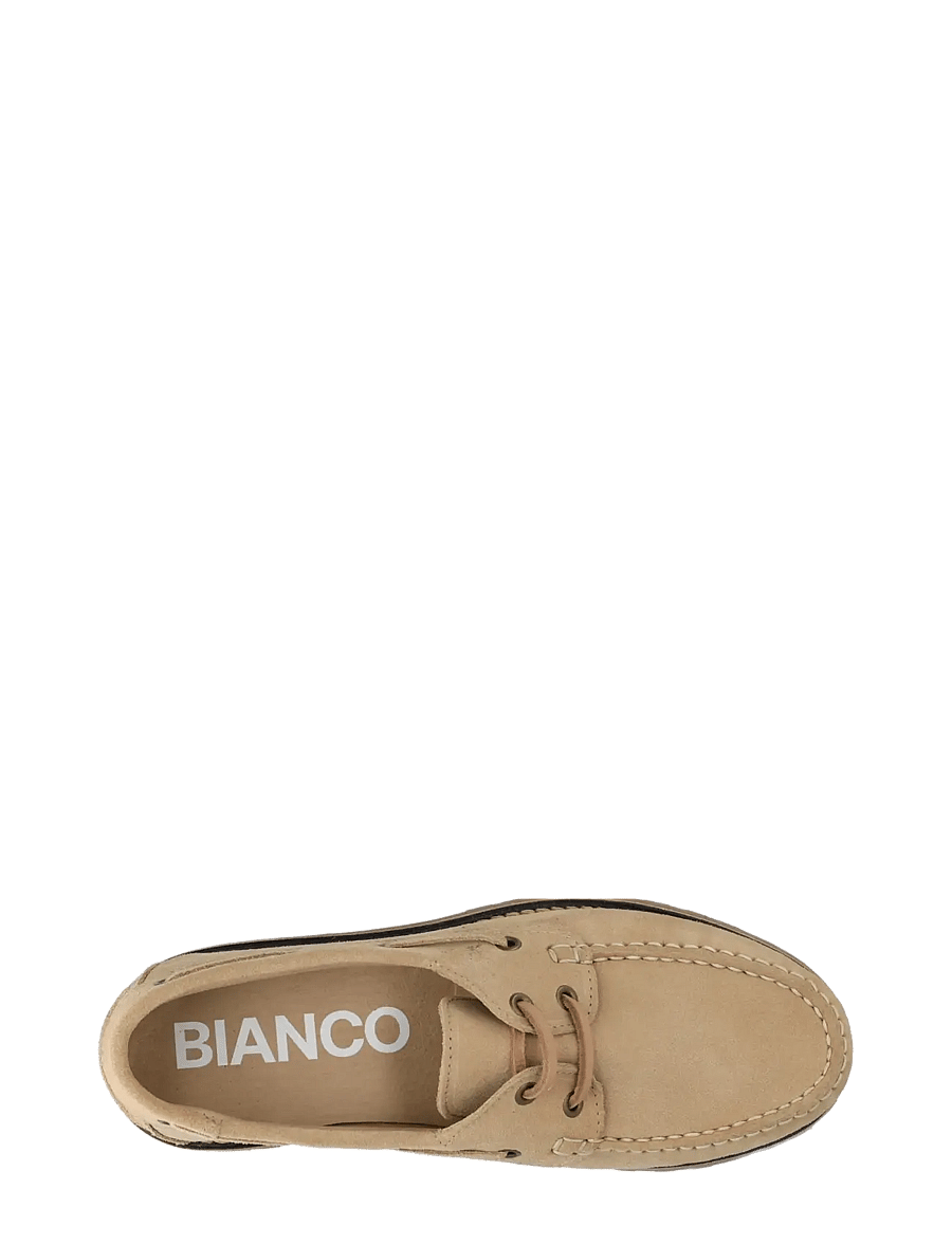 Bianco - BIACAPRI Boat Shoe Suede - bootsschuhe - sand - 4