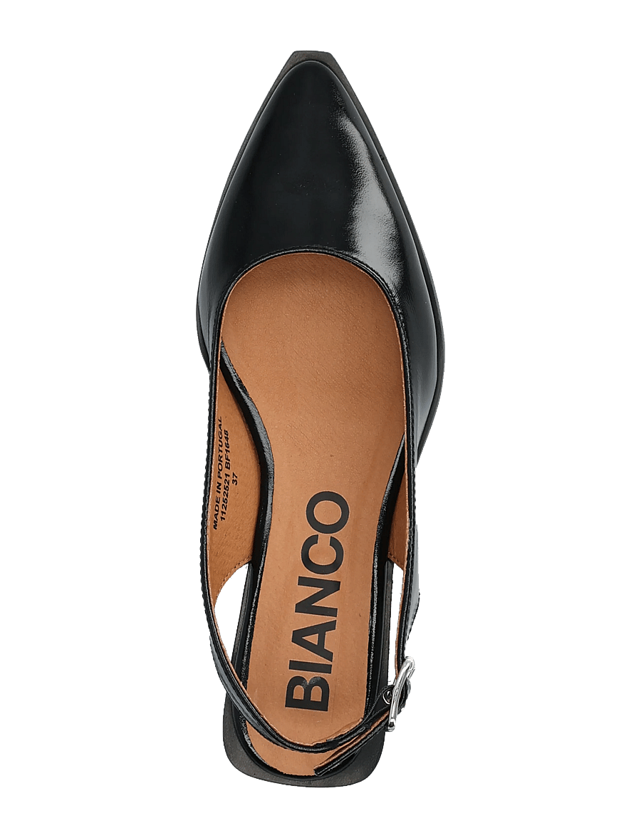 Bianco - BIAVICTORIA Slingback Nappalak - særlige begivenheder - black nappalak - 3