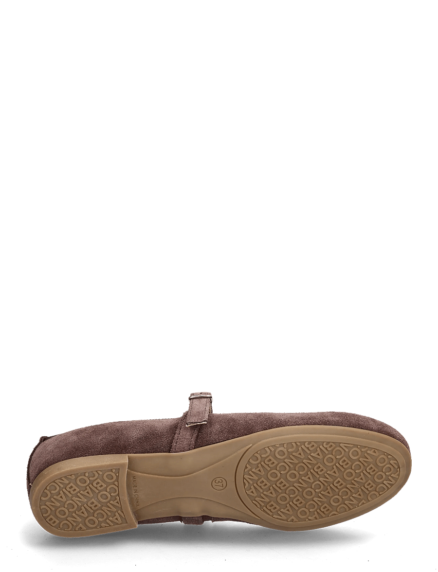 Bianco - BIAMADISON Mary Jane Suede - spesielle anledninger - brown - 4