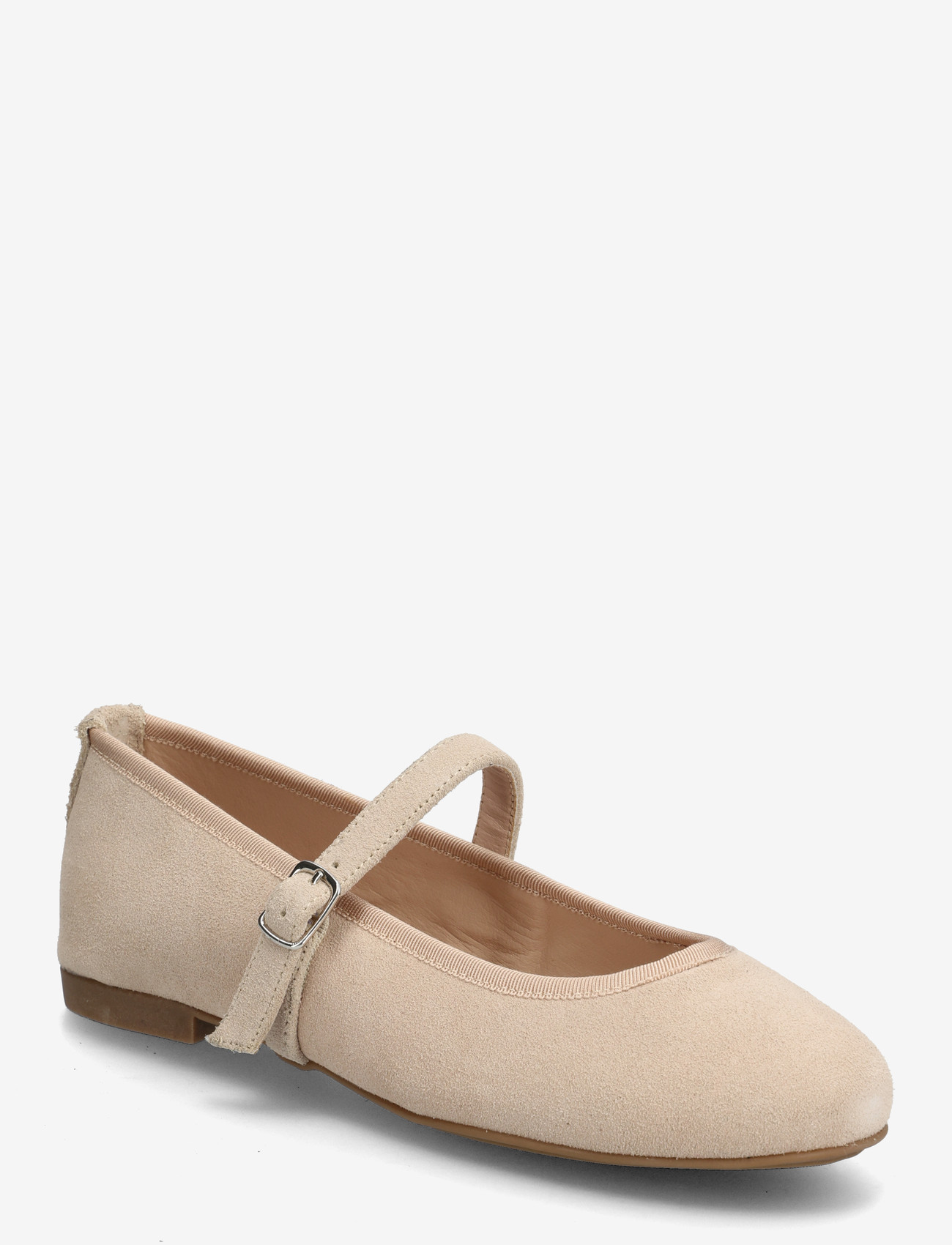 Bianco - BIAMADISON Mary Jane Suede - særlige begivenheder - sand - 0