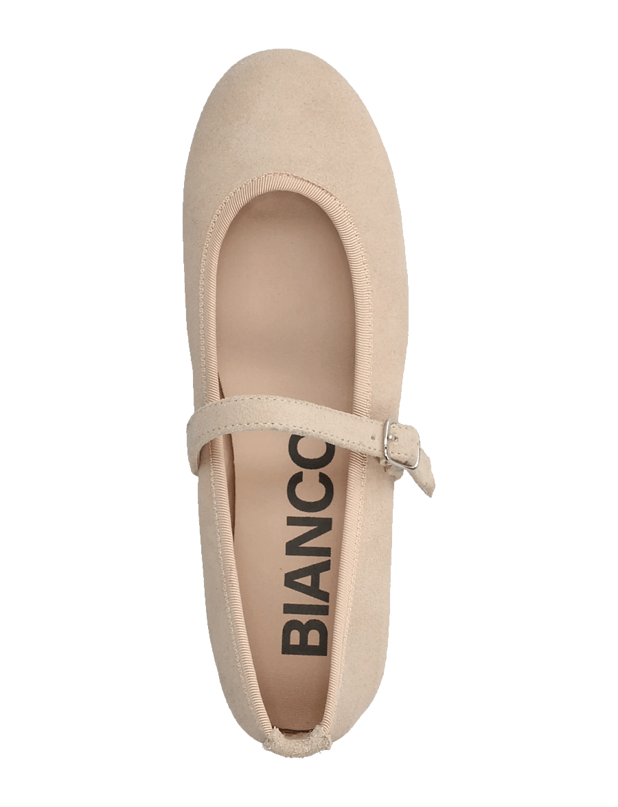 Bianco - BIAMADISON Mary Jane Suede - speciella tillfällen - sand - 3