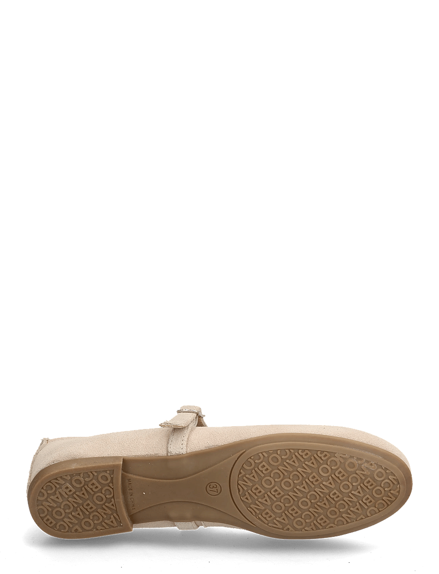 Bianco - BIAMADISON Mary Jane Suede - speciella tillfällen - sand - 4
