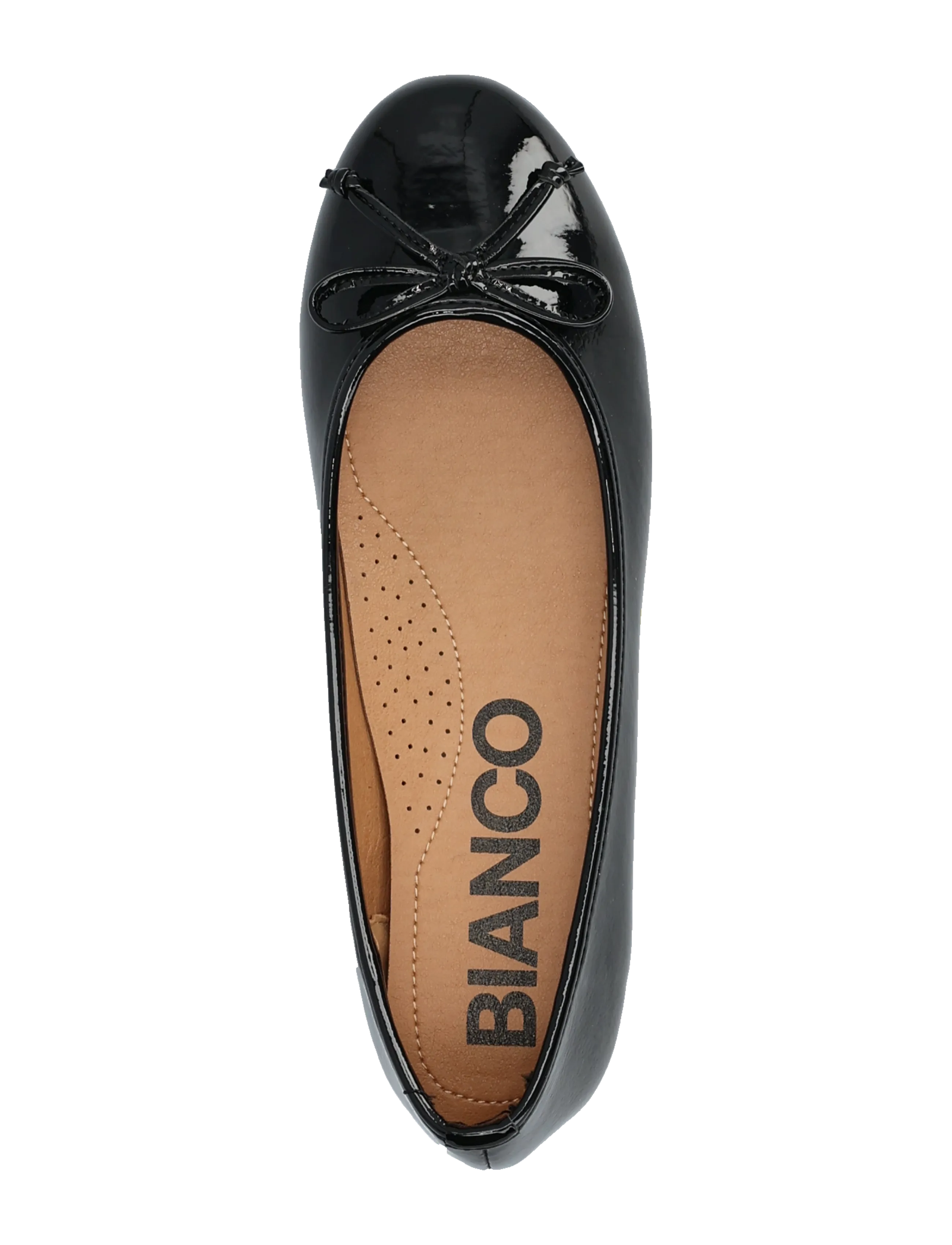 Bianco - BIACELINE Ballerina Faux Leather - fyrir sérstaka viðburði - black patent - 3