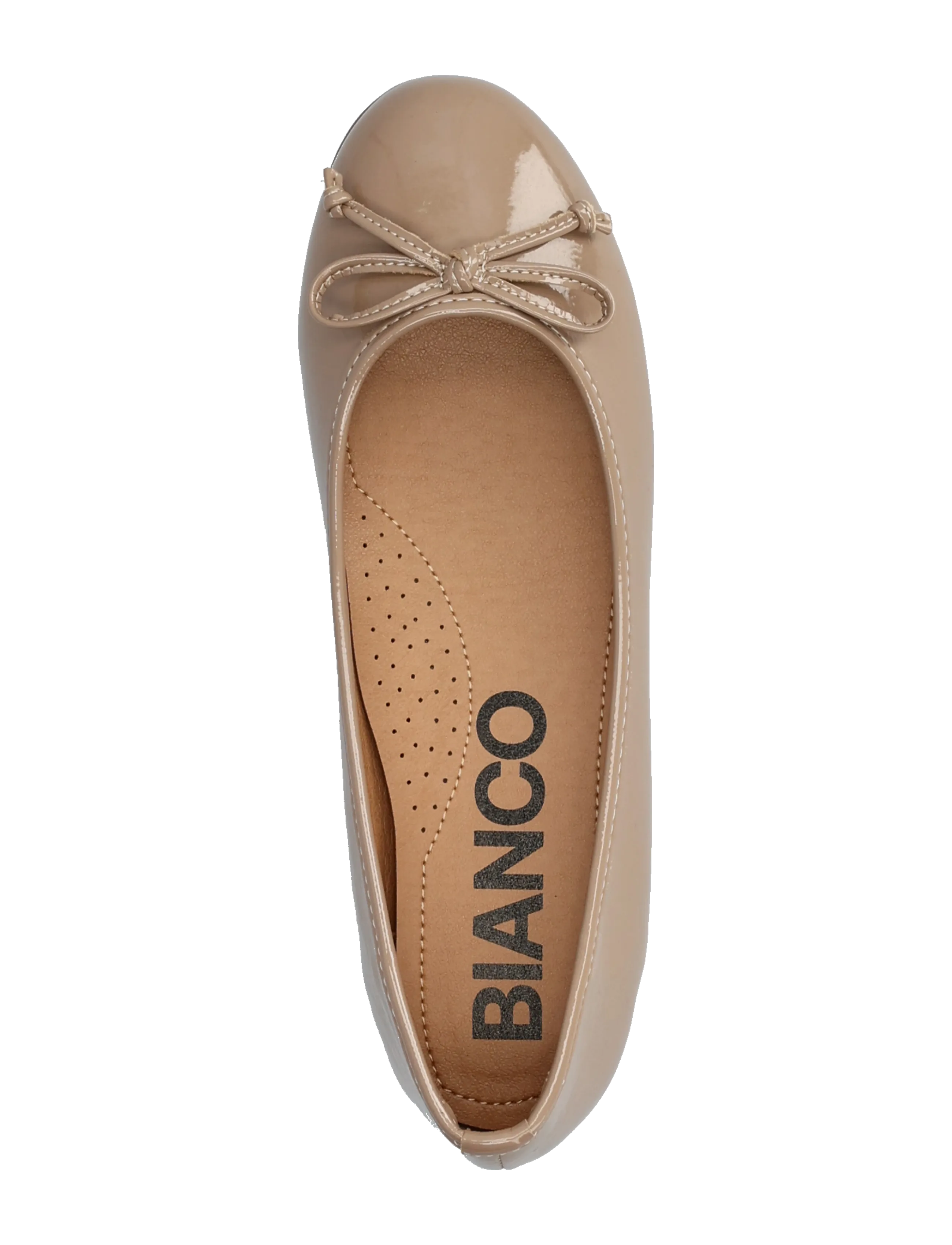 Bianco - BIACELINE Ballerina Faux Leather - særlige begivenheder - nougat patent - 3
