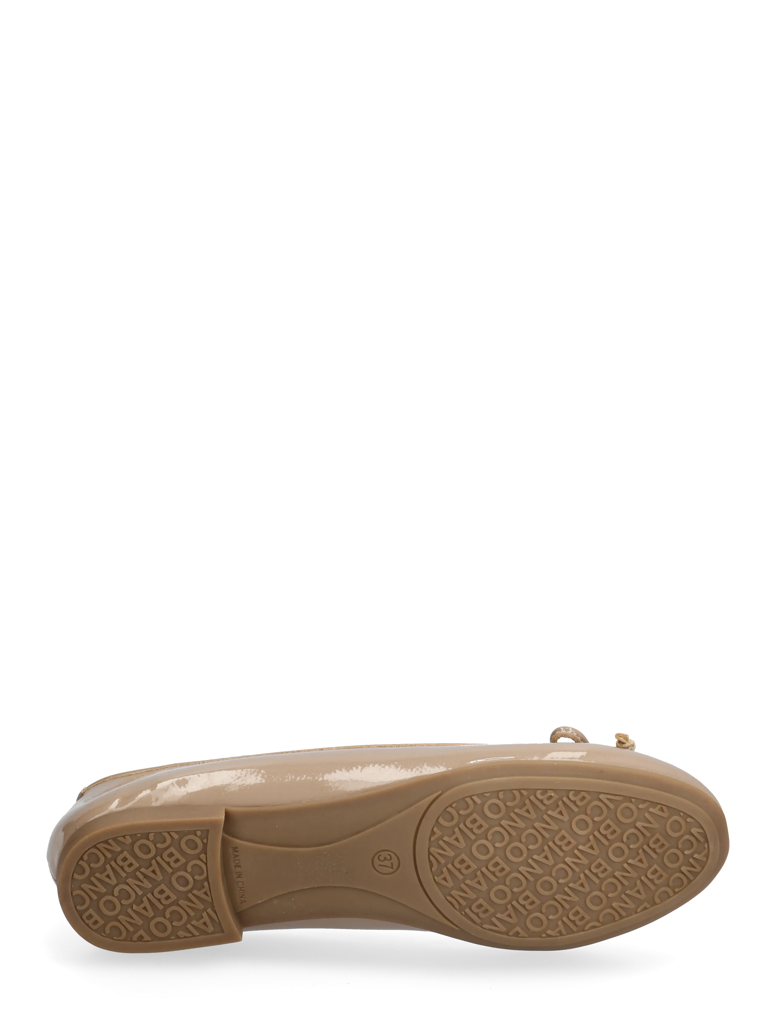 Bianco - BIACELINE Ballerina Faux Leather - særlige begivenheder - nougat patent - 4