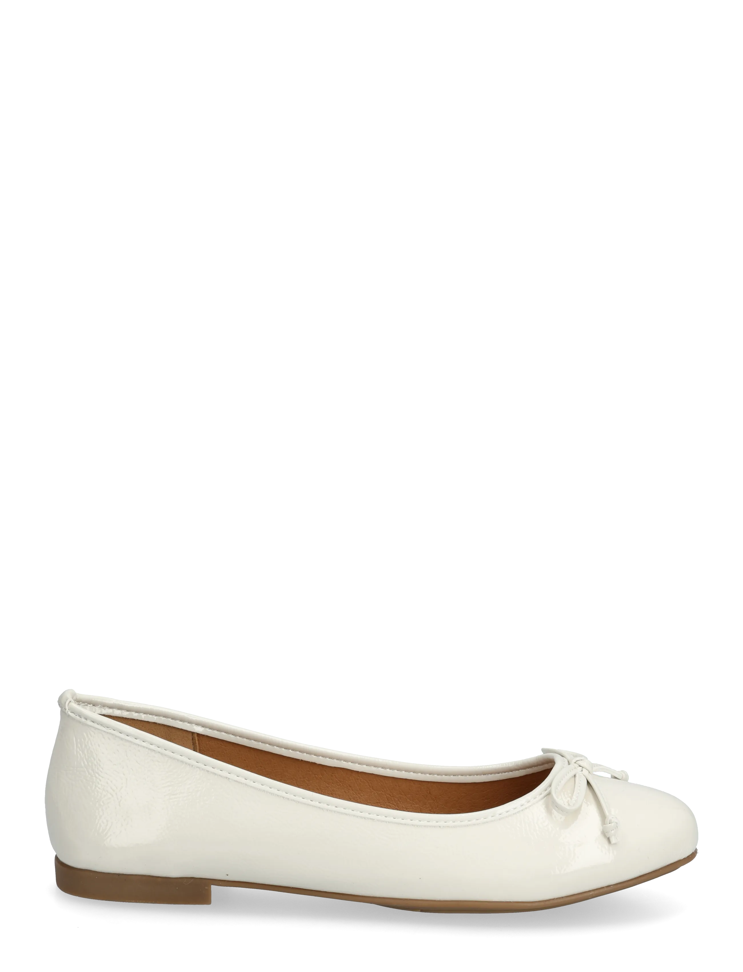 Bianco - BIACELINE Ballerina Faux Leather - særlige begivenheder - off white patent - 1