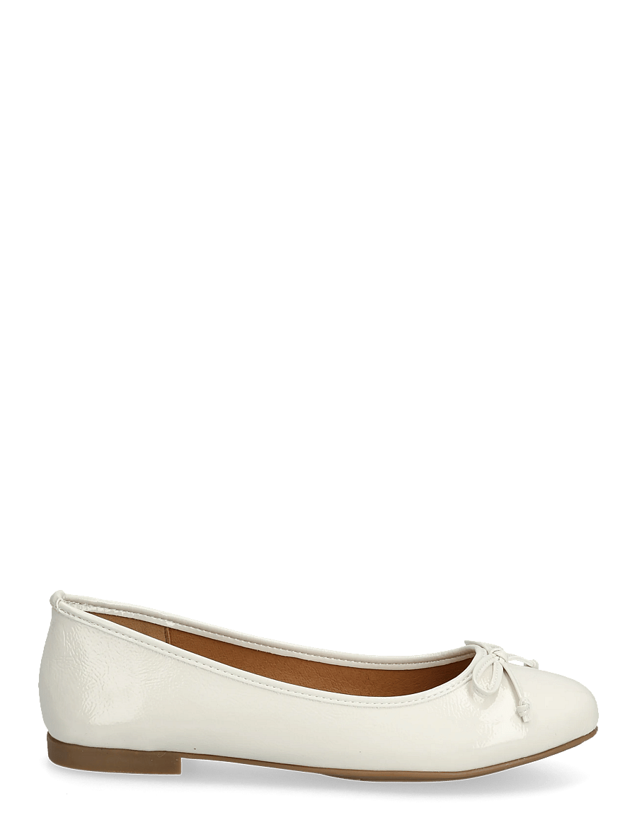 Bianco - BIACELINE Ballerina Faux Leather - besondere anlässe - off white patent - 1