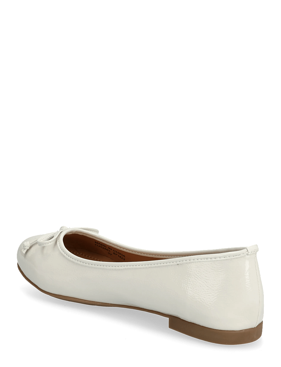 Bianco - BIACELINE Ballerina Faux Leather - besondere anlässe - off white patent - 2