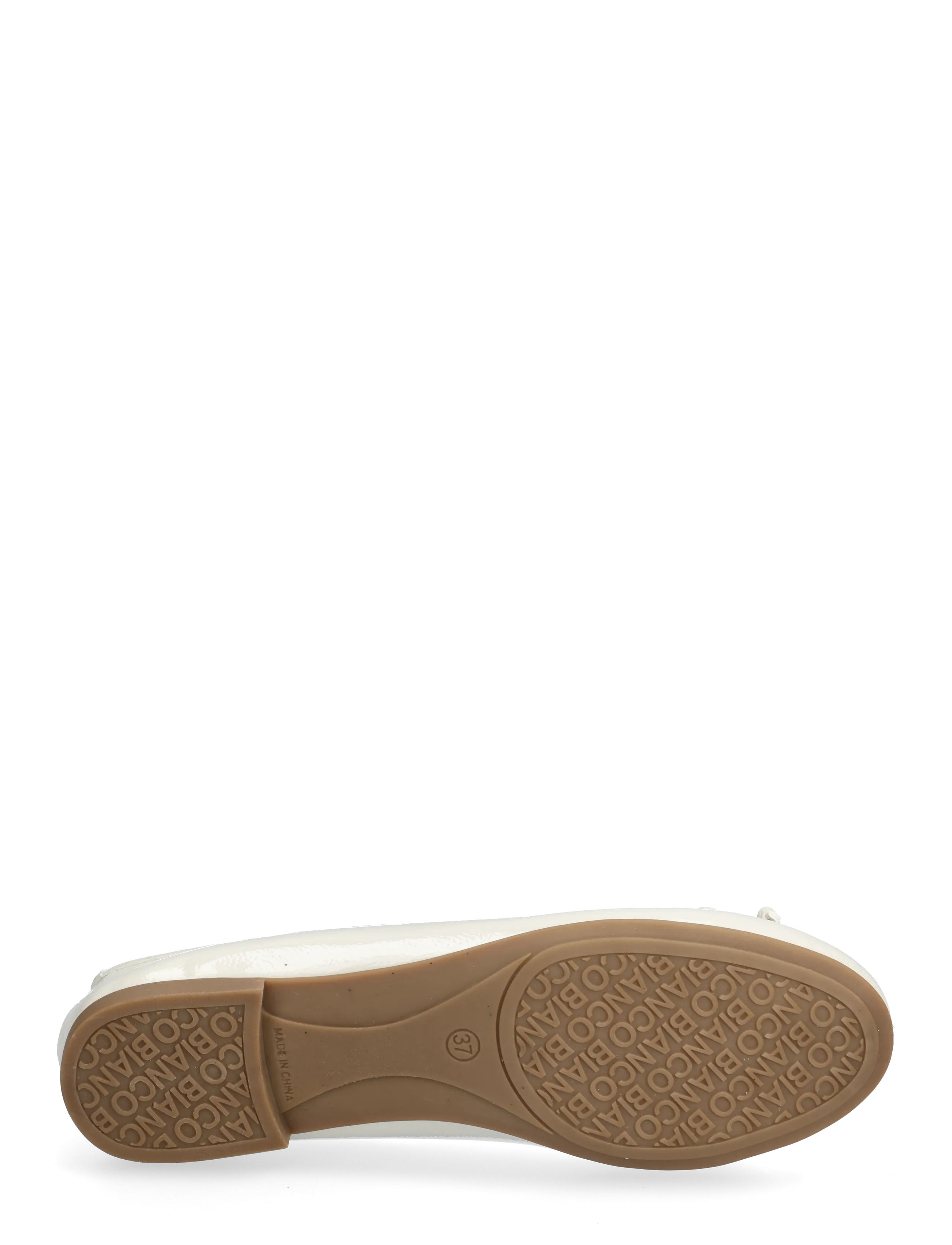 Bianco - BIACELINE Ballerina Faux Leather - særlige begivenheder - off white patent - 4