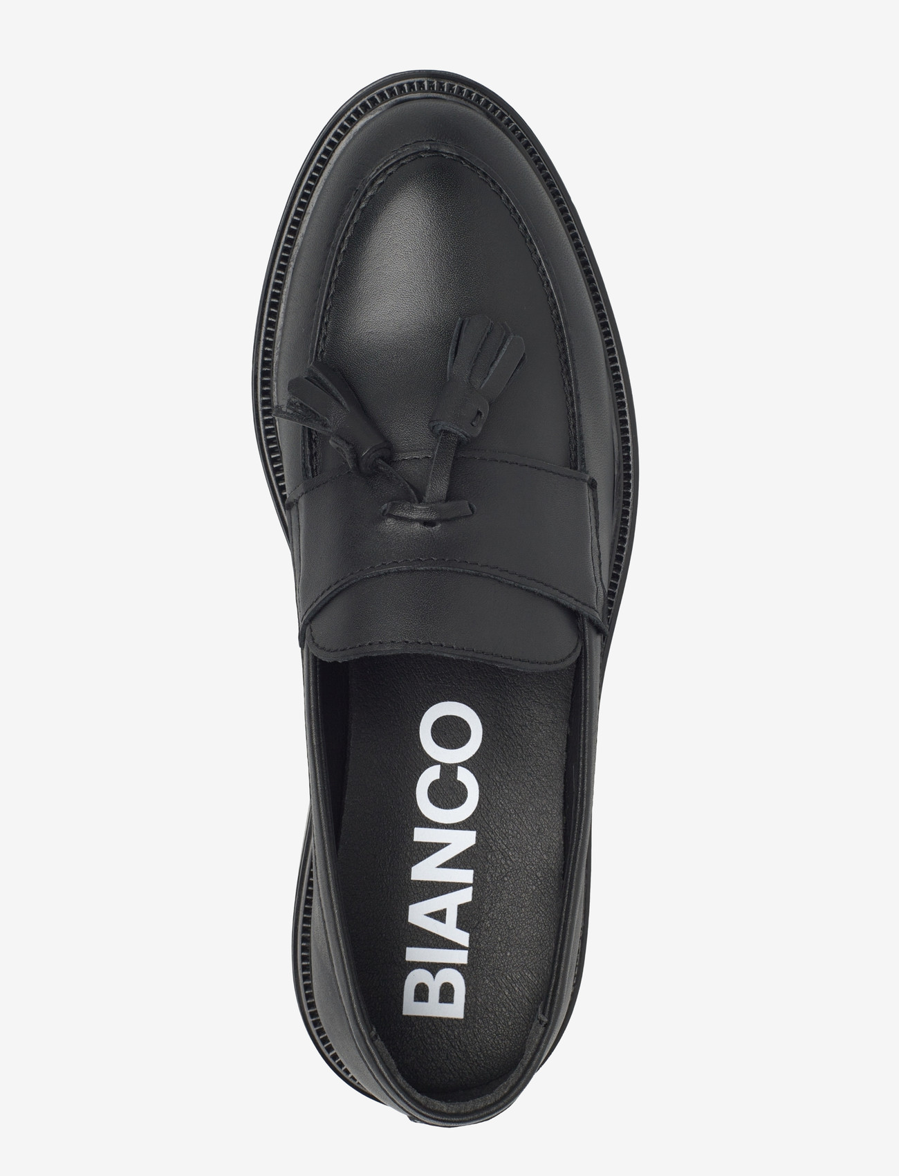 Bianco - BIAADDA Tassel Loafer Smooth Leather - special occasions - black - 3