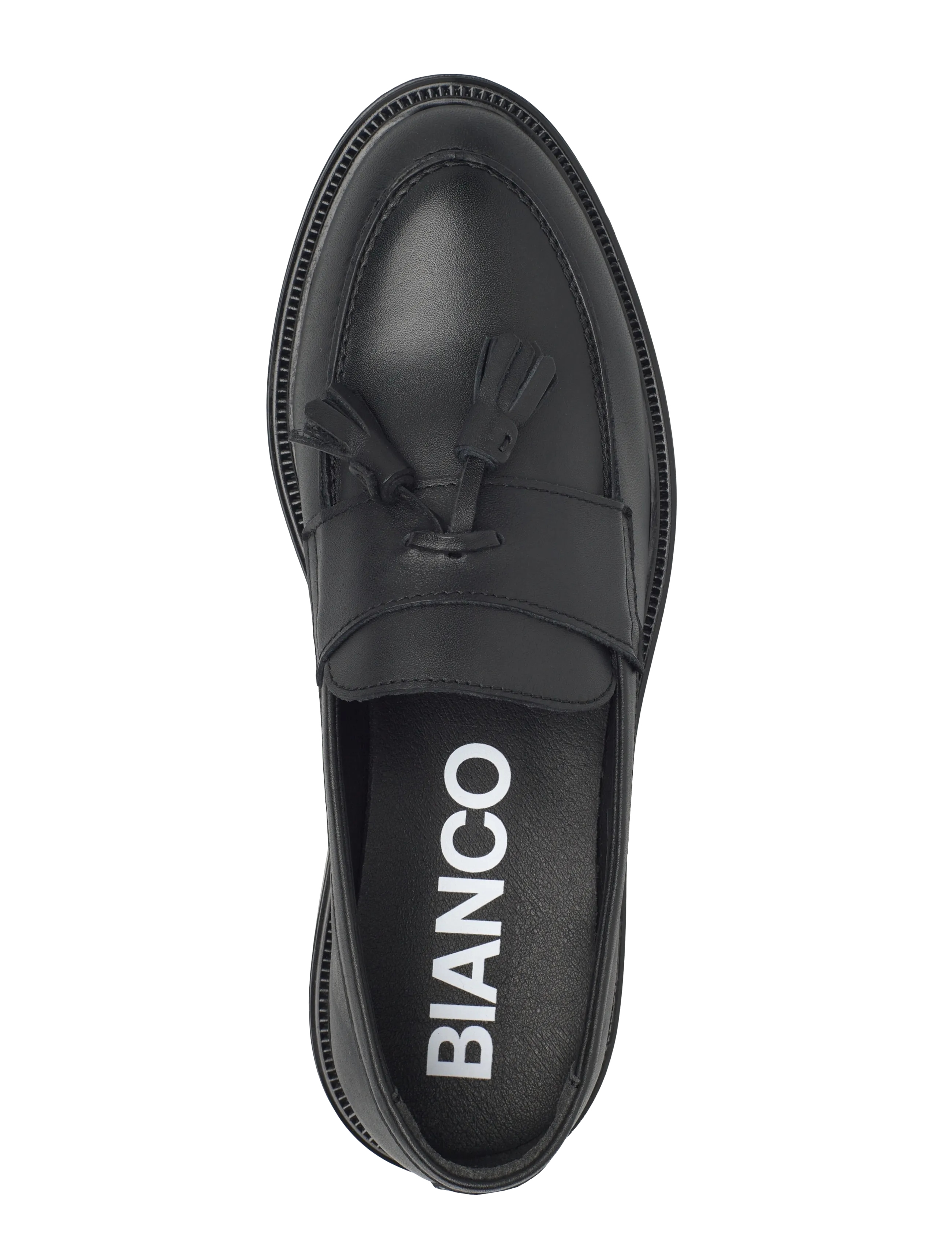 Bianco - BIAADDA Tassel Loafer Smooth Leather - mode trends - black - 3