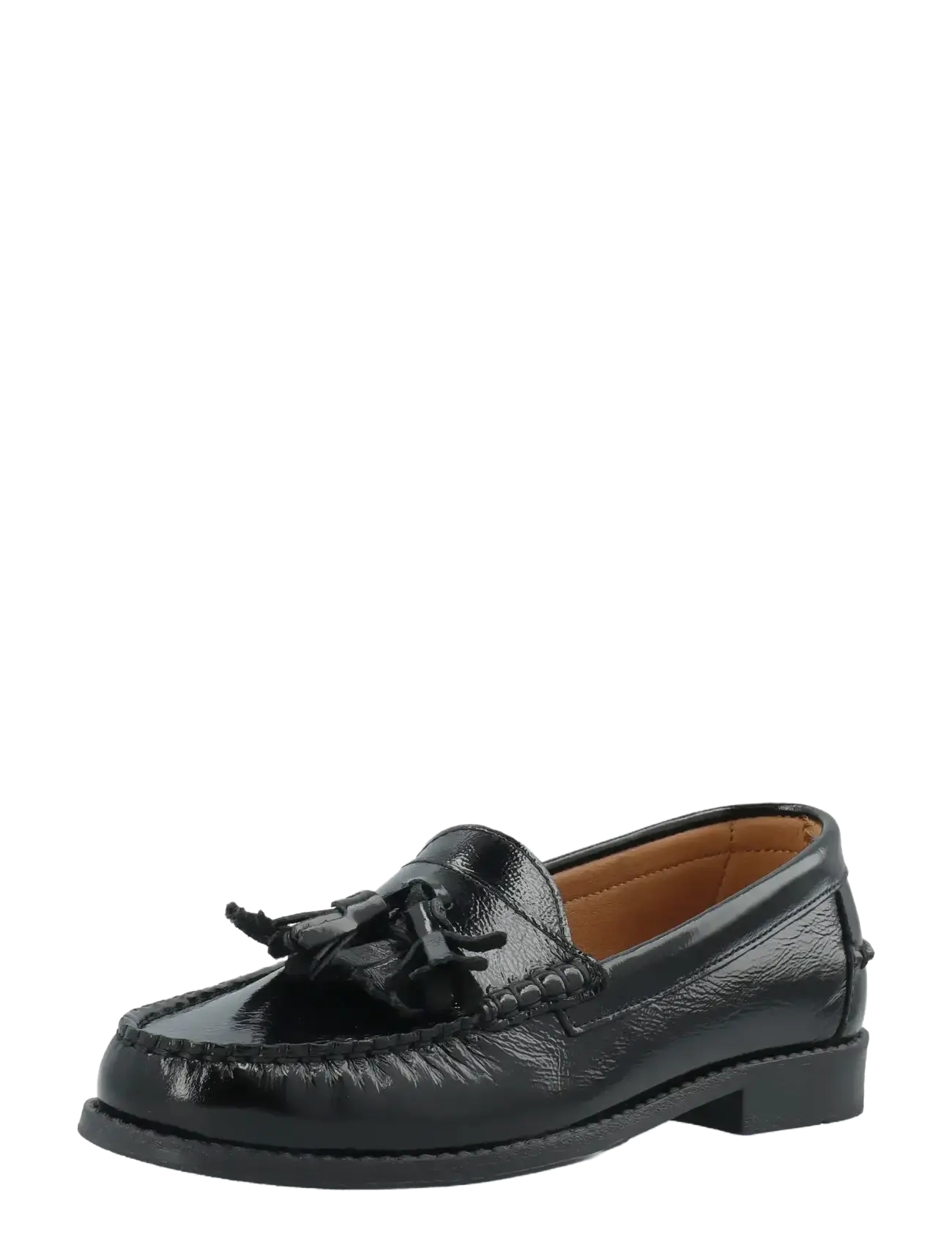 Bianco - BIAPOP Fringe Tassel Loafer Nappalak - black - 2