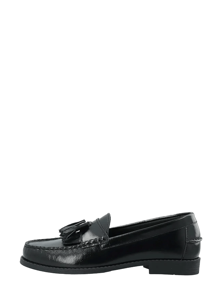 Bianco - BIAPOP Fringe Tassel Loafer Nappalak - black - 4