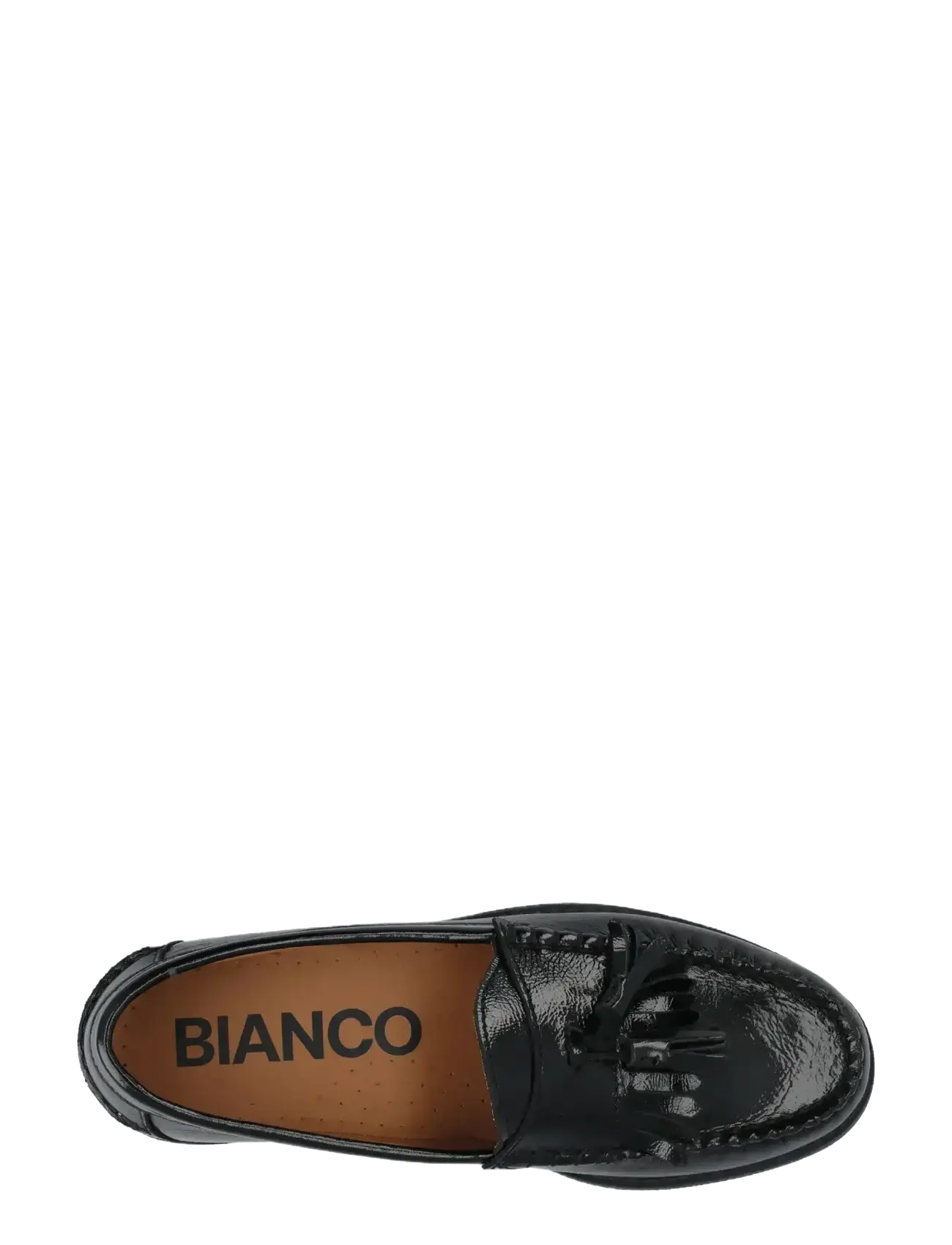 Bianco - BIAPOP Fringe Tassel Loafer Nappalak - black - 5