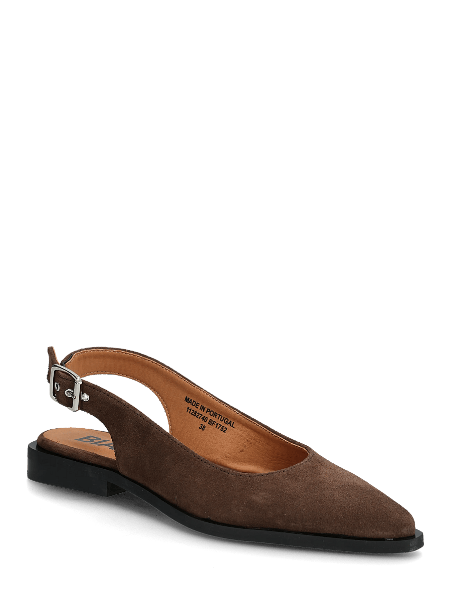 Bianco - BIAVICTORIA Slingback Suede - besondere anlässe - brown - 0