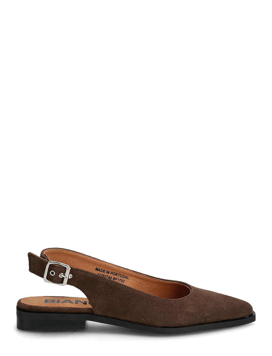 Bianco - BIAVICTORIA Slingback Suede - besondere anlässe - brown - 1