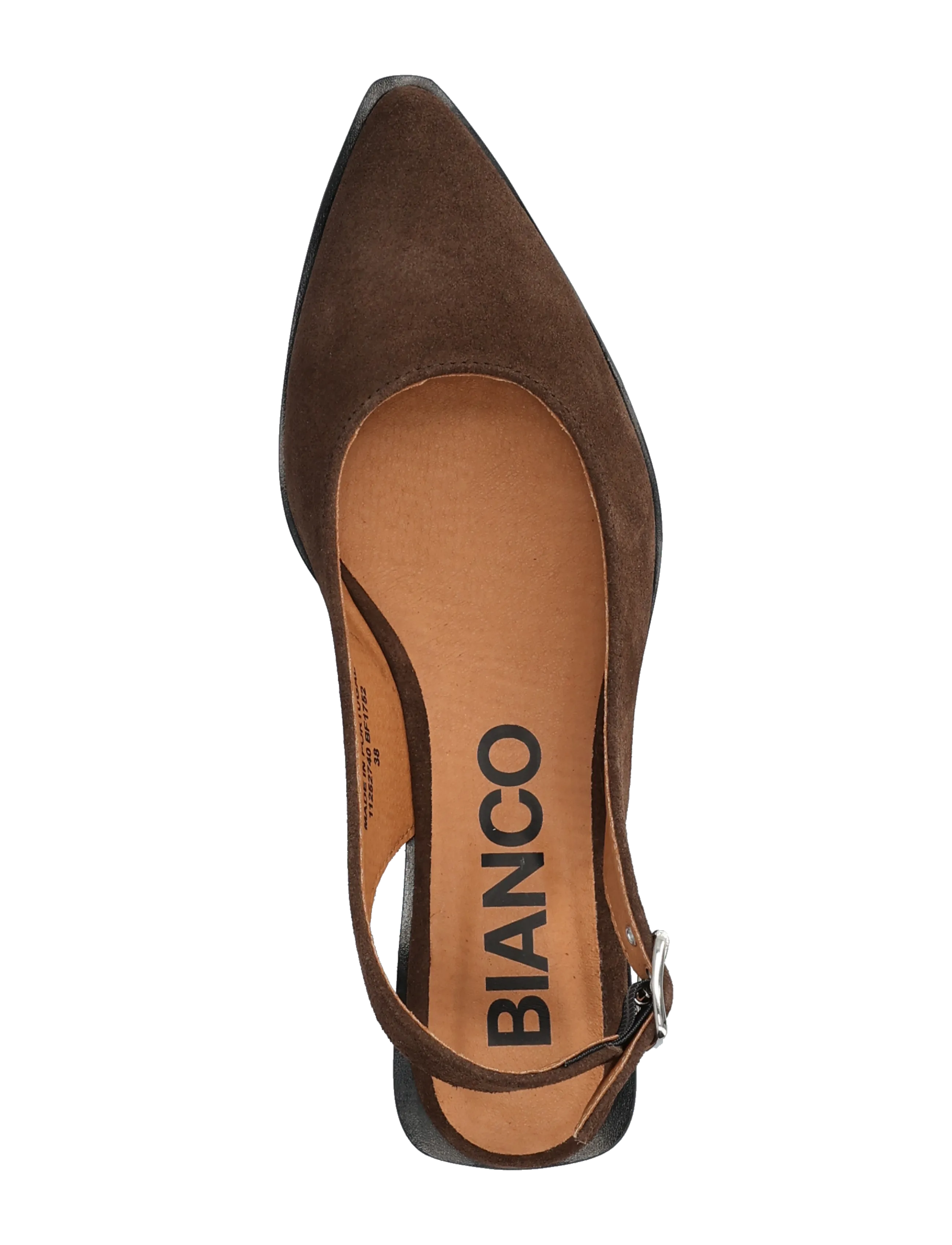 Bianco - BIAVICTORIA Slingback Suede - særlige begivenheder - brown - 3