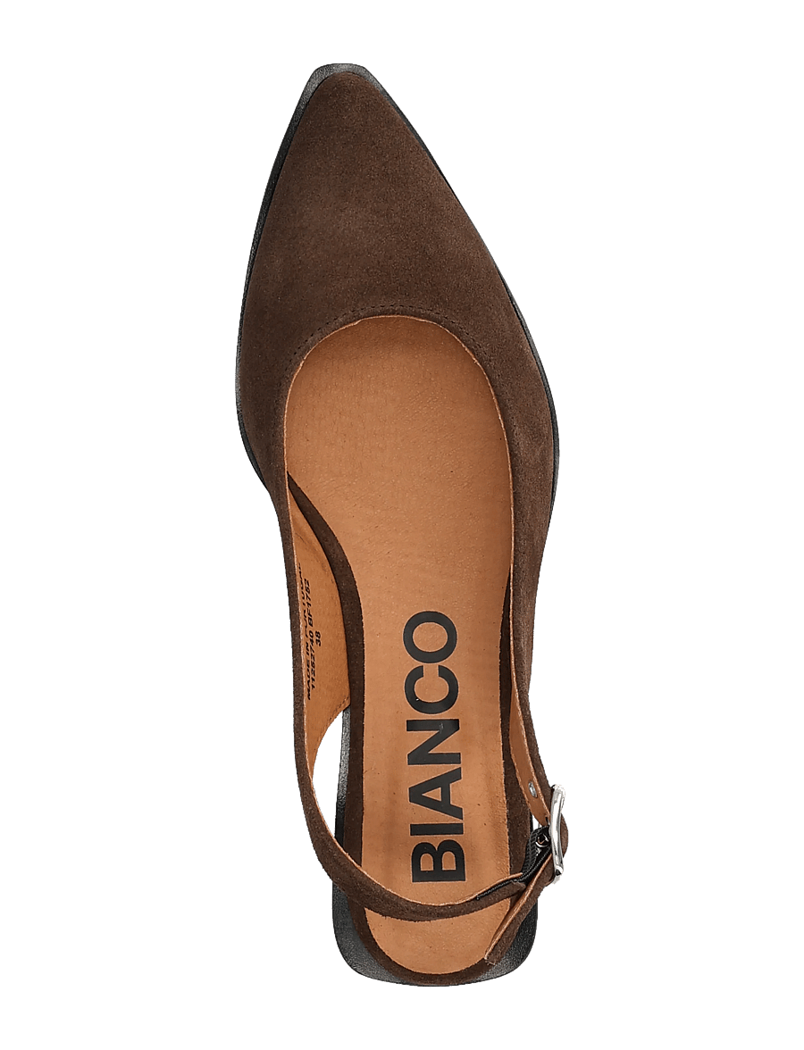 Bianco - BIAVICTORIA Slingback Suede - besondere anlässe - brown - 3