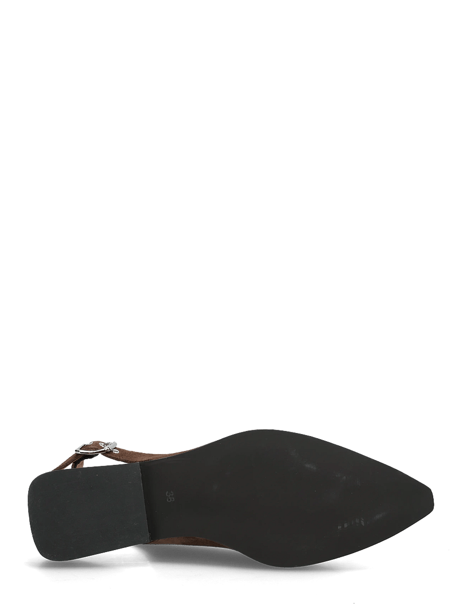 Bianco - BIAVICTORIA Slingback Suede - besondere anlässe - brown - 4