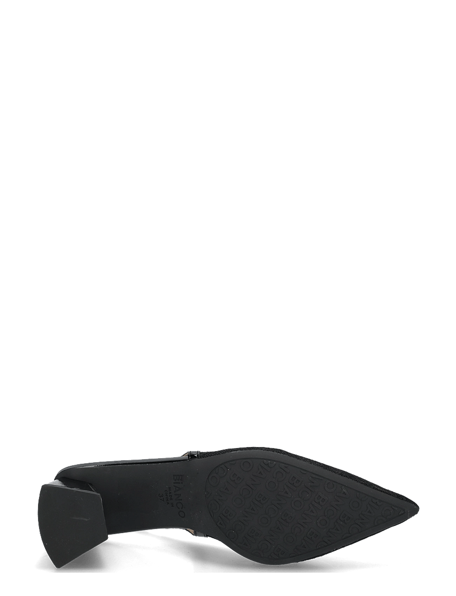 Bianco - BIAMARALYN Slingback Mesh - slingbacks mit absatz - black lace - 4