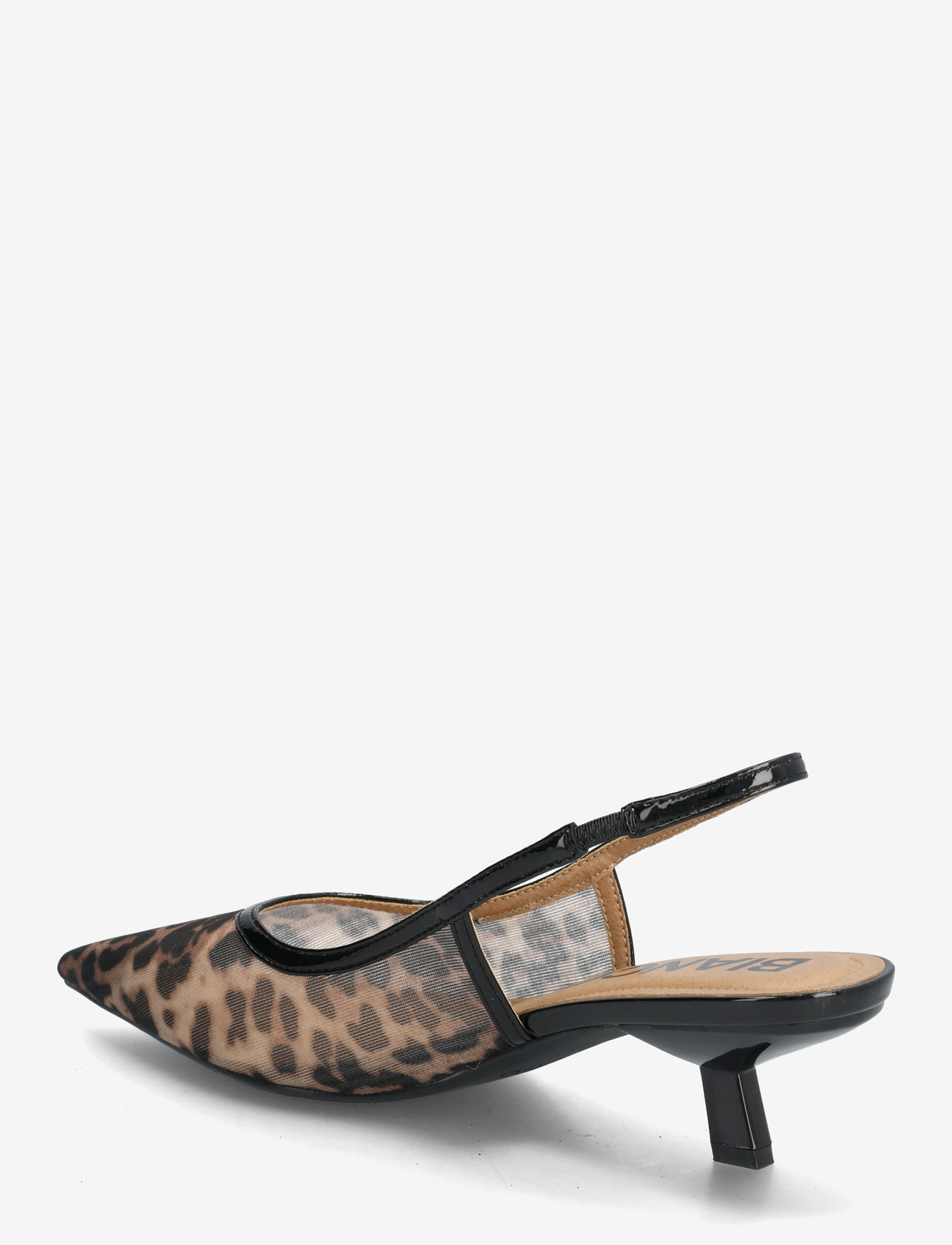 Bianco - BIAKRISTIN Kitten Heel Slingback Mesh - högklackade slingbacks - leo mesh - 2