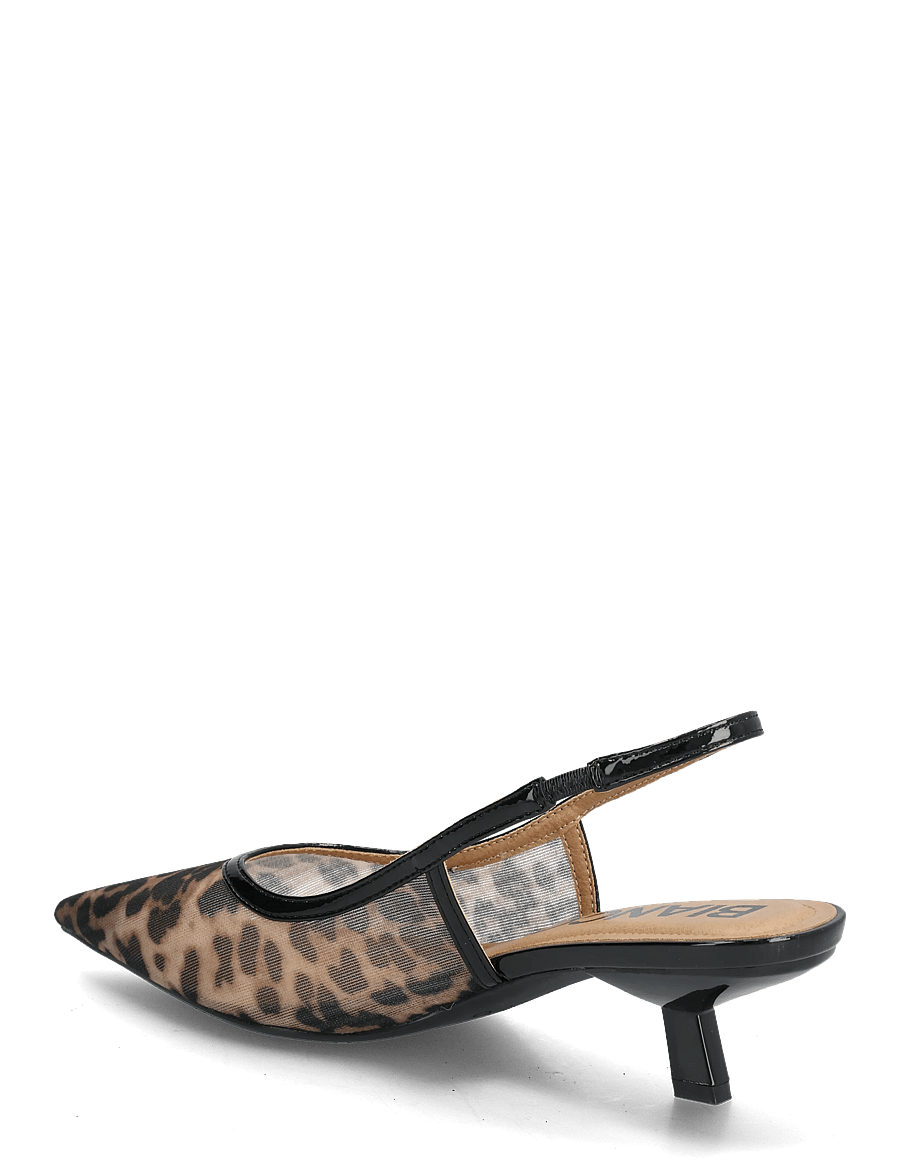 Bianco - BIAKRISTIN Kitten Heel Slingback Mesh - konfirmation - leo mesh - 2