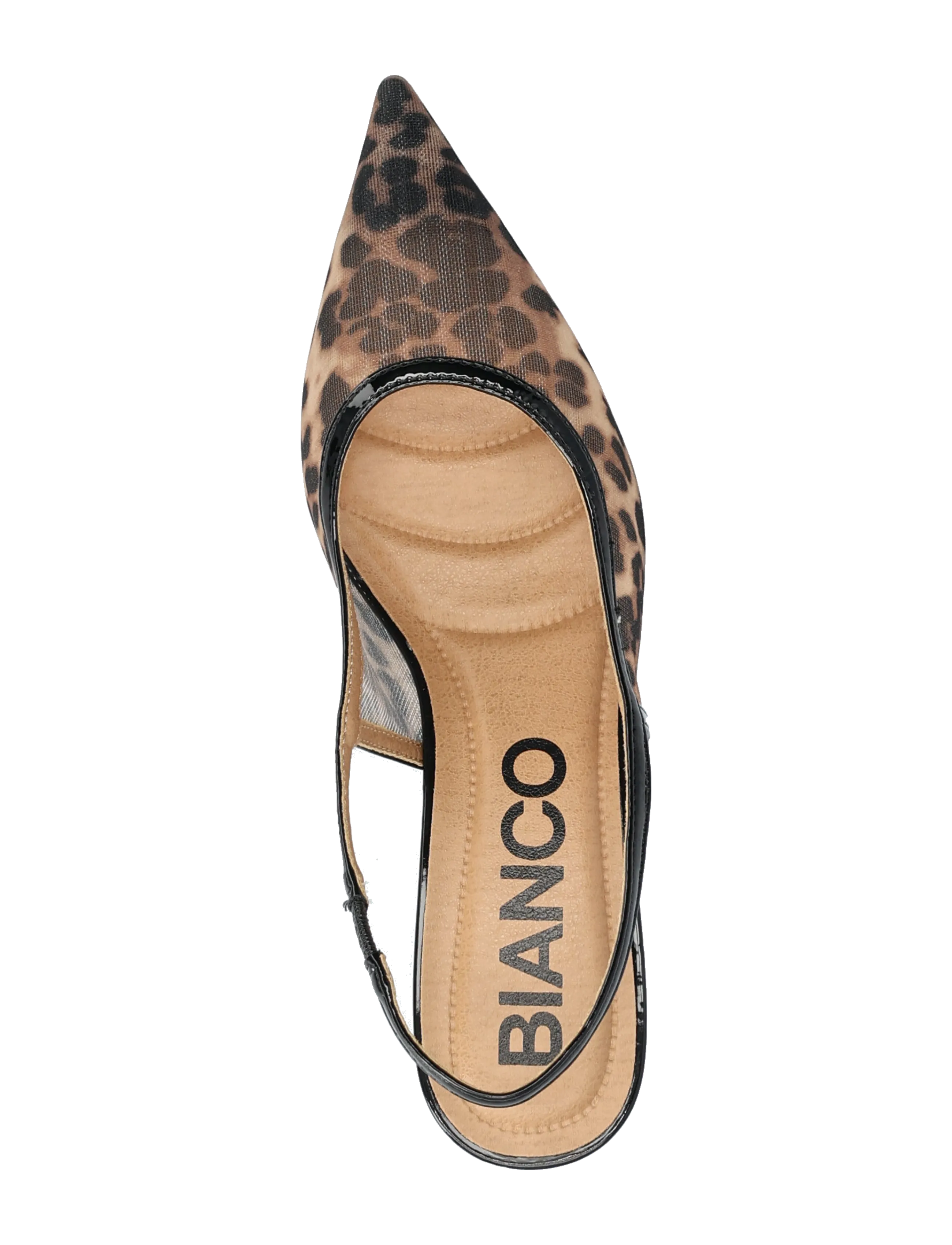 Bianco - BIAKRISTIN Kitten Heel Slingback Mesh - confirmation - leo mesh - 3