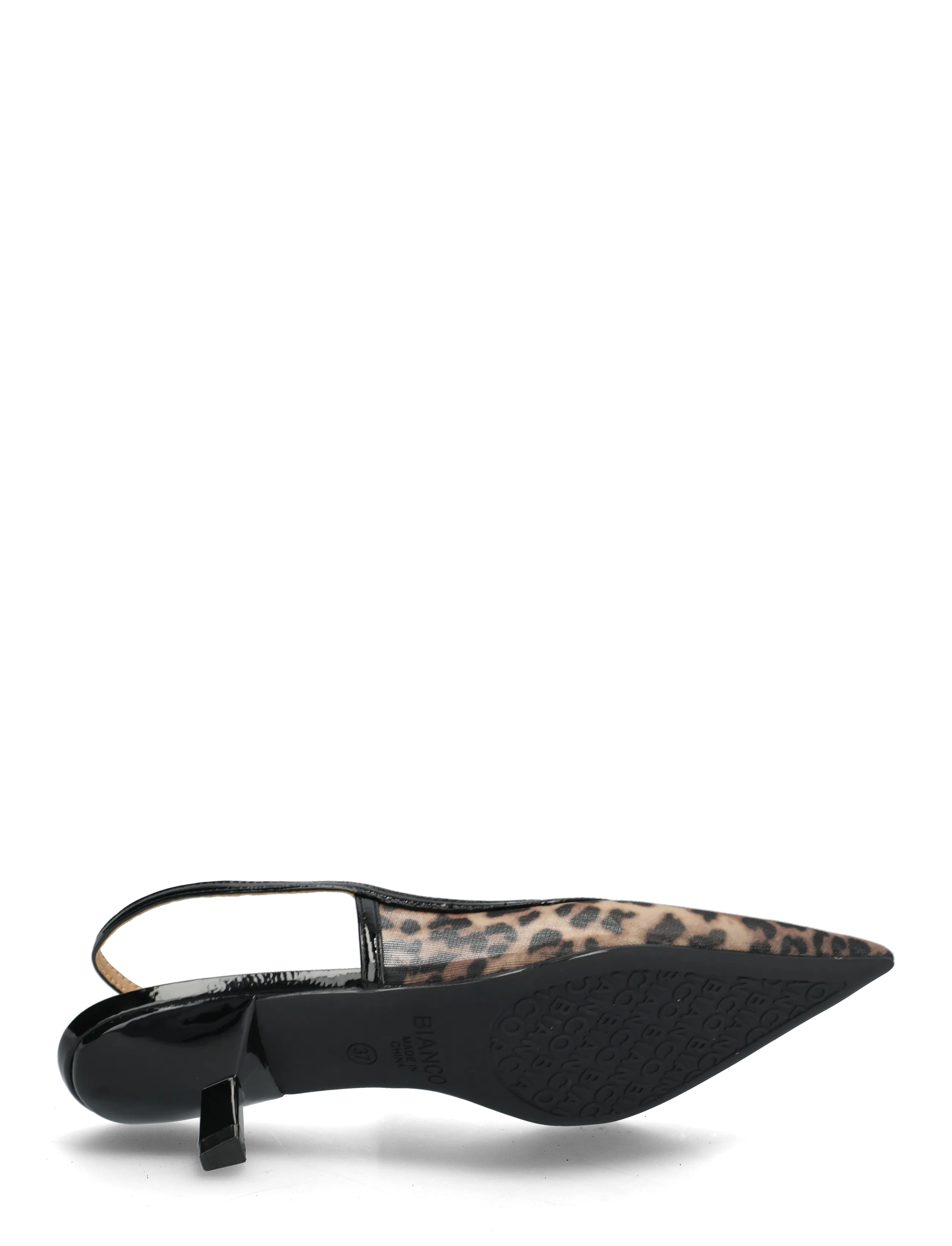 Bianco - BIAKRISTIN Kitten Heel Slingback Mesh - confirmation - leo mesh - 4