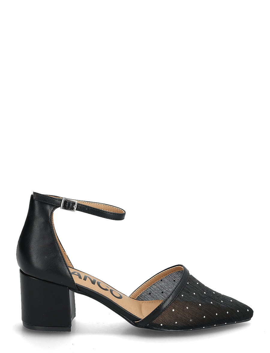 Bianco - BIADEVIVED Pump Mesh - pumps - black rhinestone - 1
