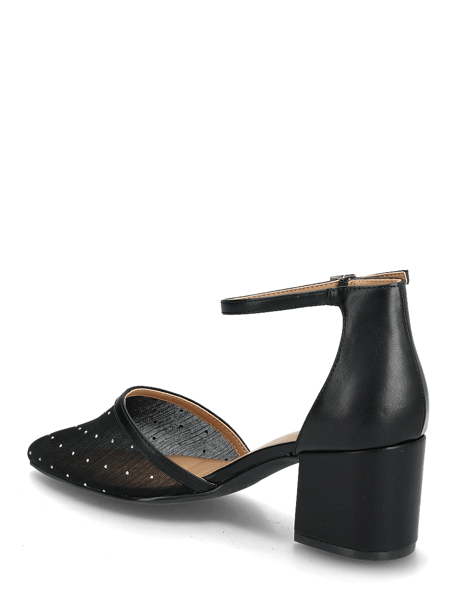 Bianco - BIADEVIVED Pump Mesh - pumps - black rhinestone - 2