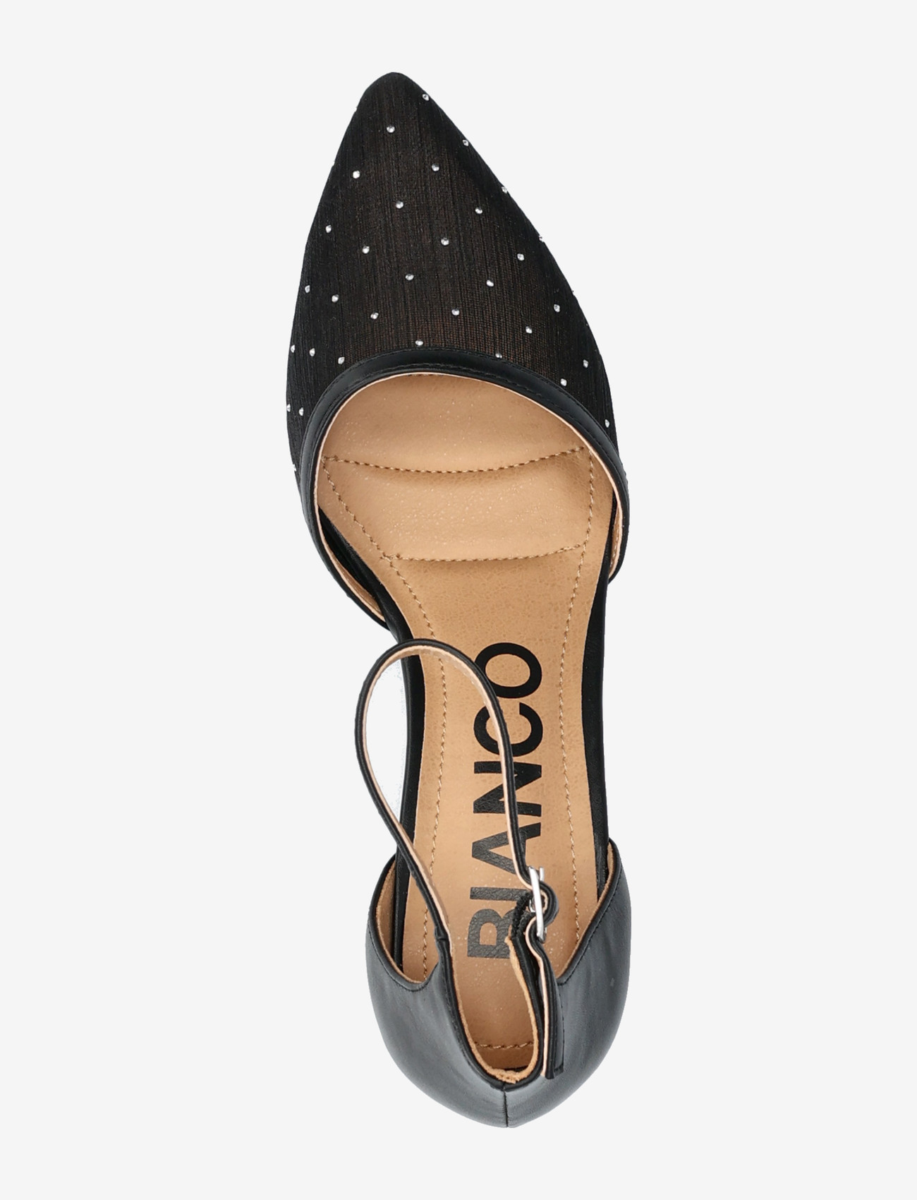 Bianco - BIADEVIVED Pump Mesh - pumps - black rhinestone - 3