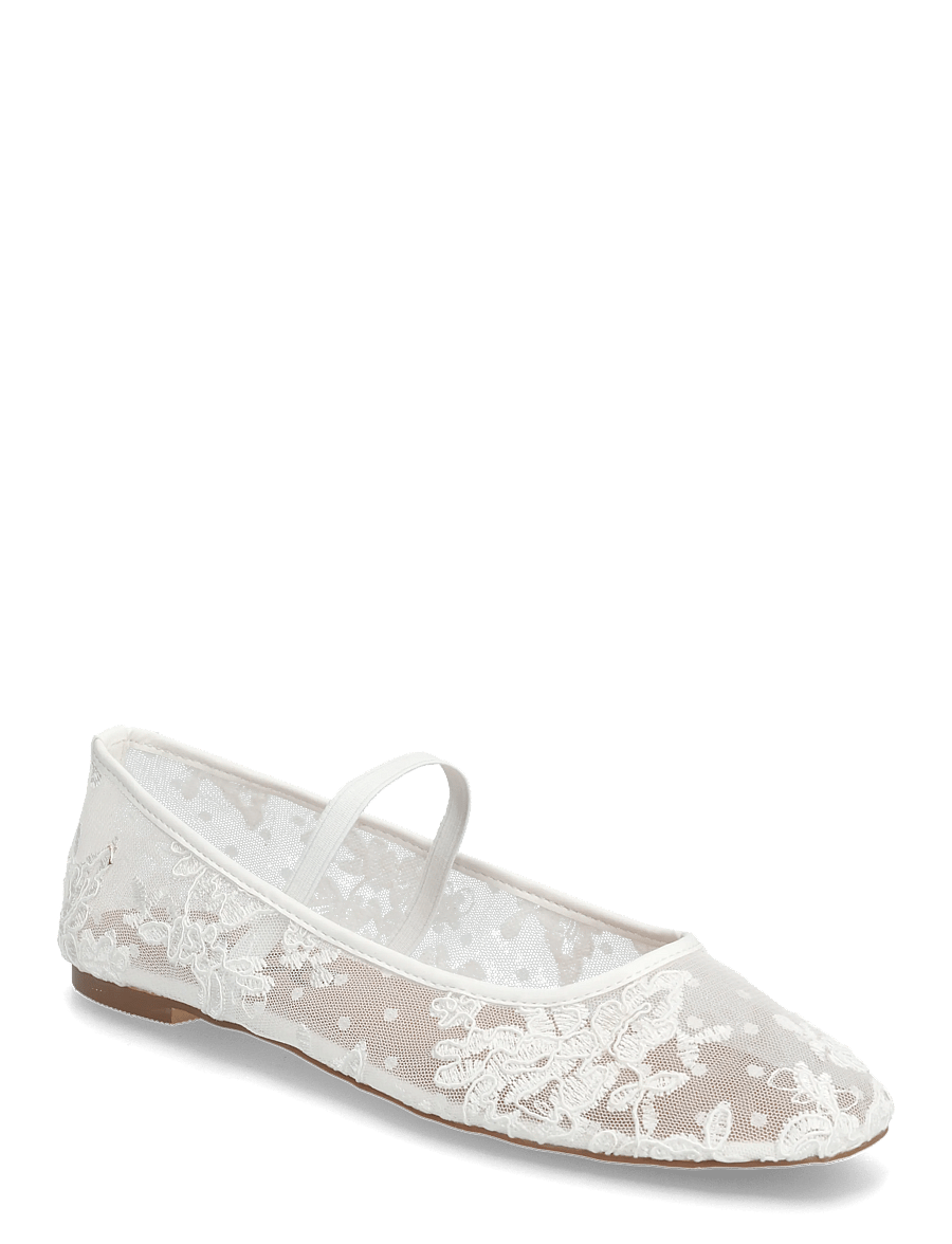 Bianco - BIALILJA Lace Ballerina - konfirmation - off white - 0