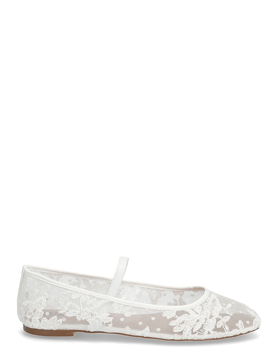Bianco - BIALILJA Lace Ballerina - konfirmation - off white - 1