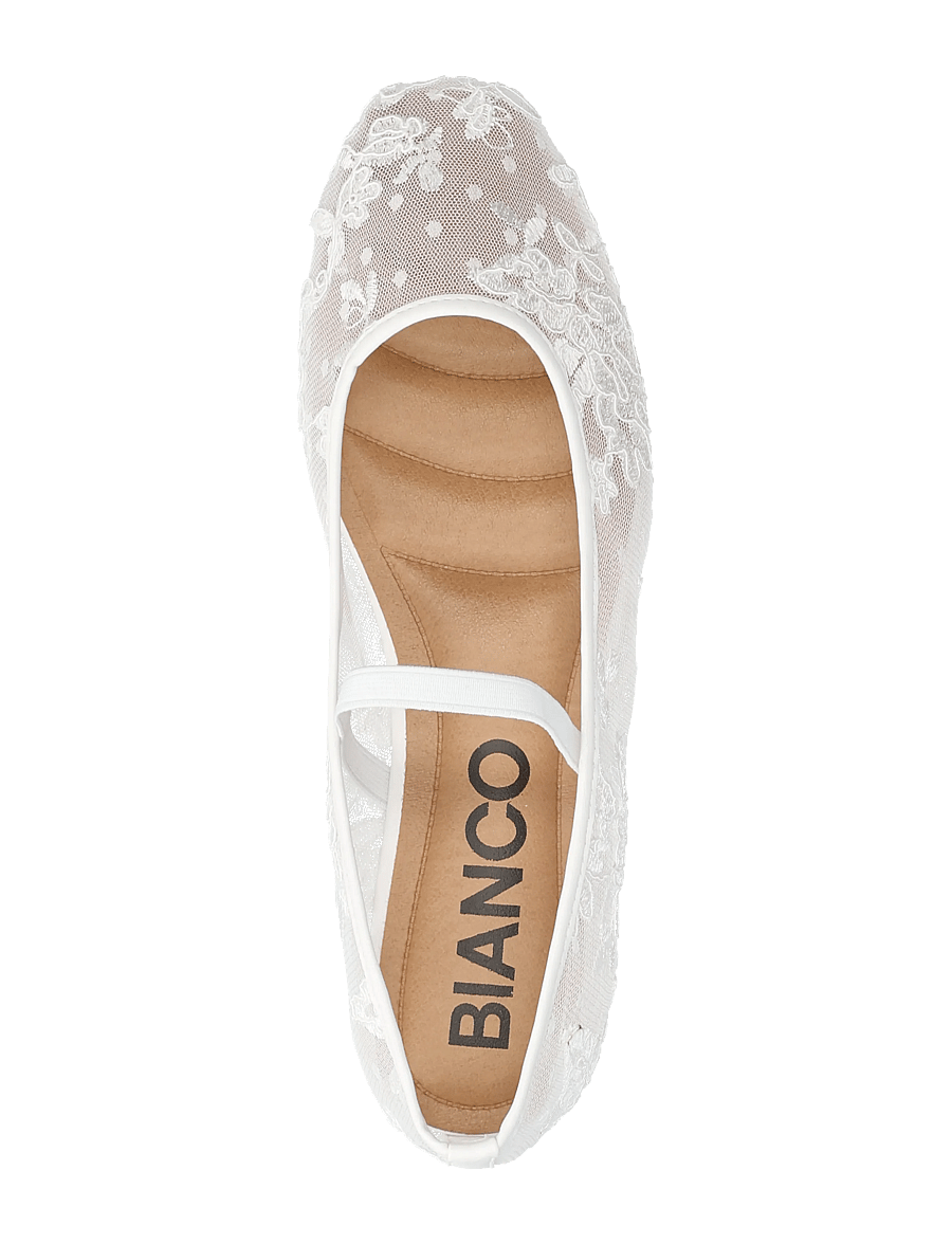Bianco - BIALILJA Lace Ballerina - konfirmation - off white - 3