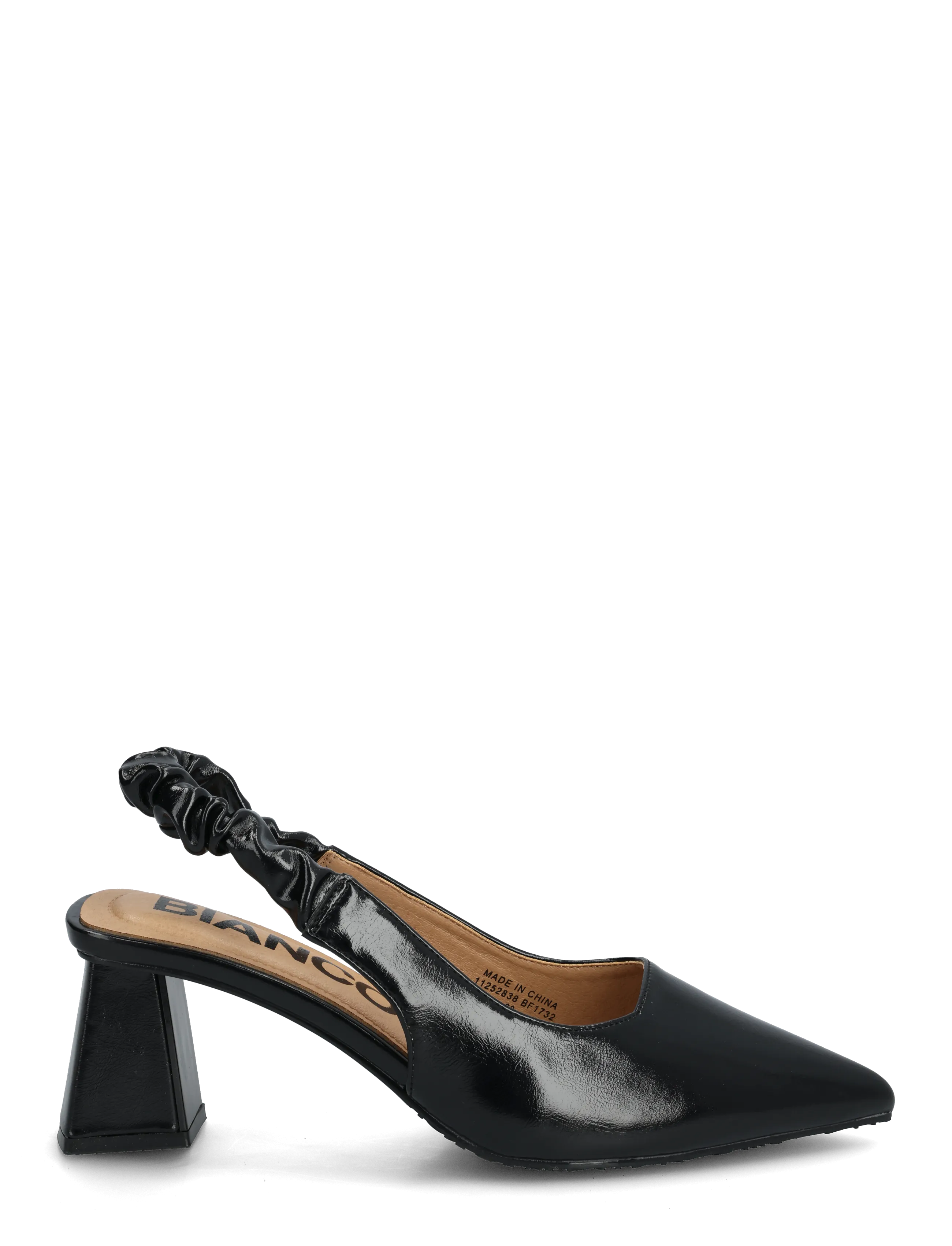 Biamaralyn Scrunchie Slingback Faux Leather 2