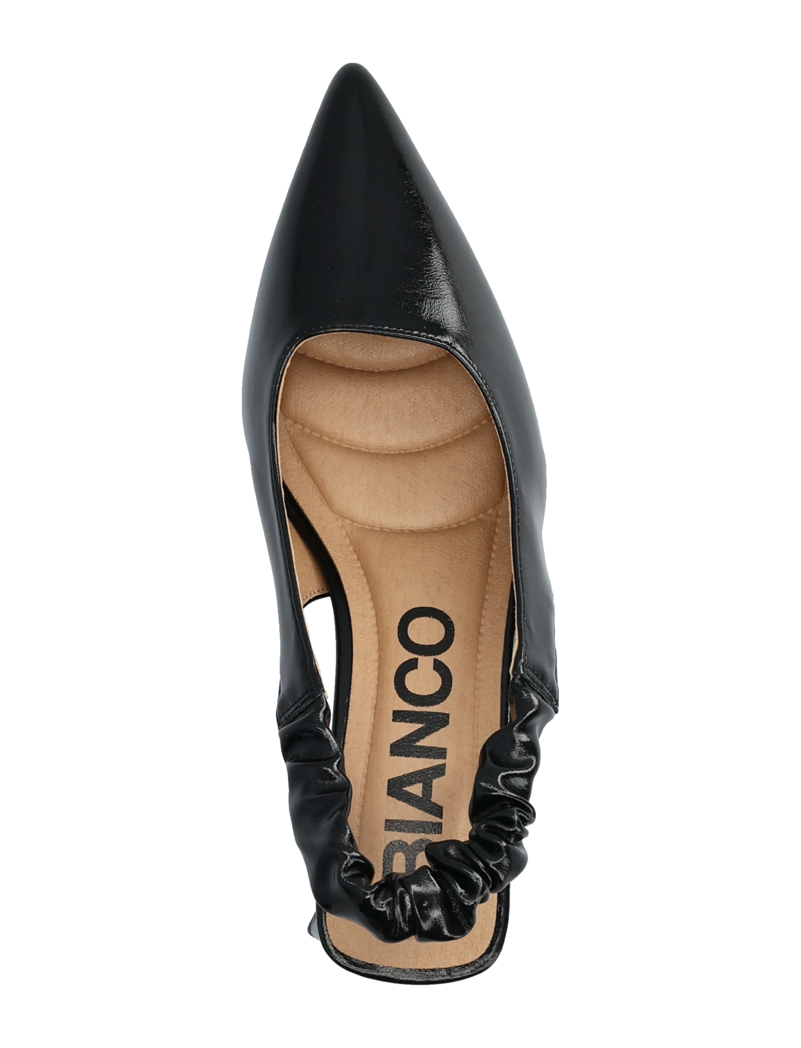 Biamaralyn Scrunchie Slingback Faux Leather 4