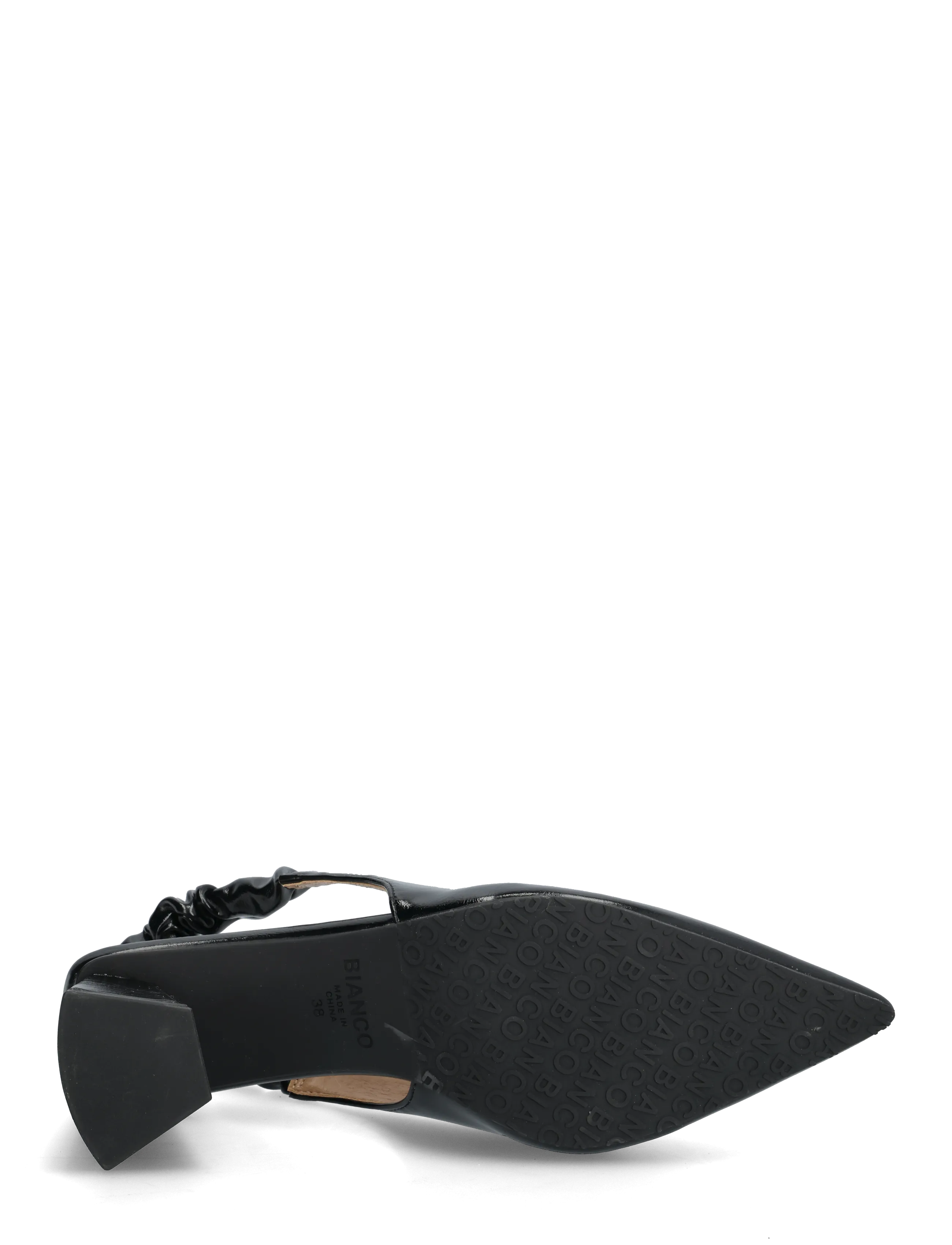 Biamaralyn Scrunchie Slingback Faux Leather 5