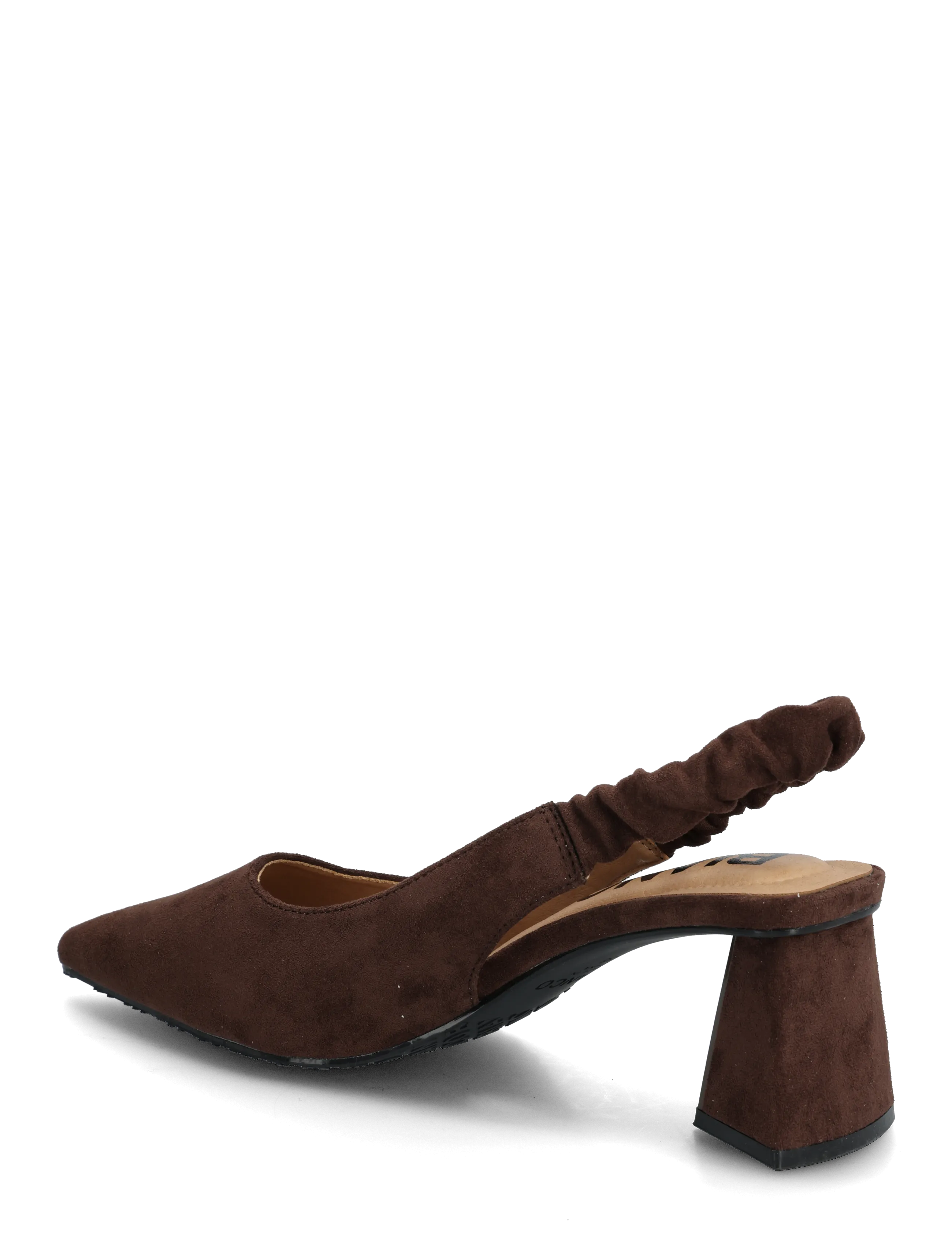 Biamaralyn Scrunchie Slingback Faux Suede 2