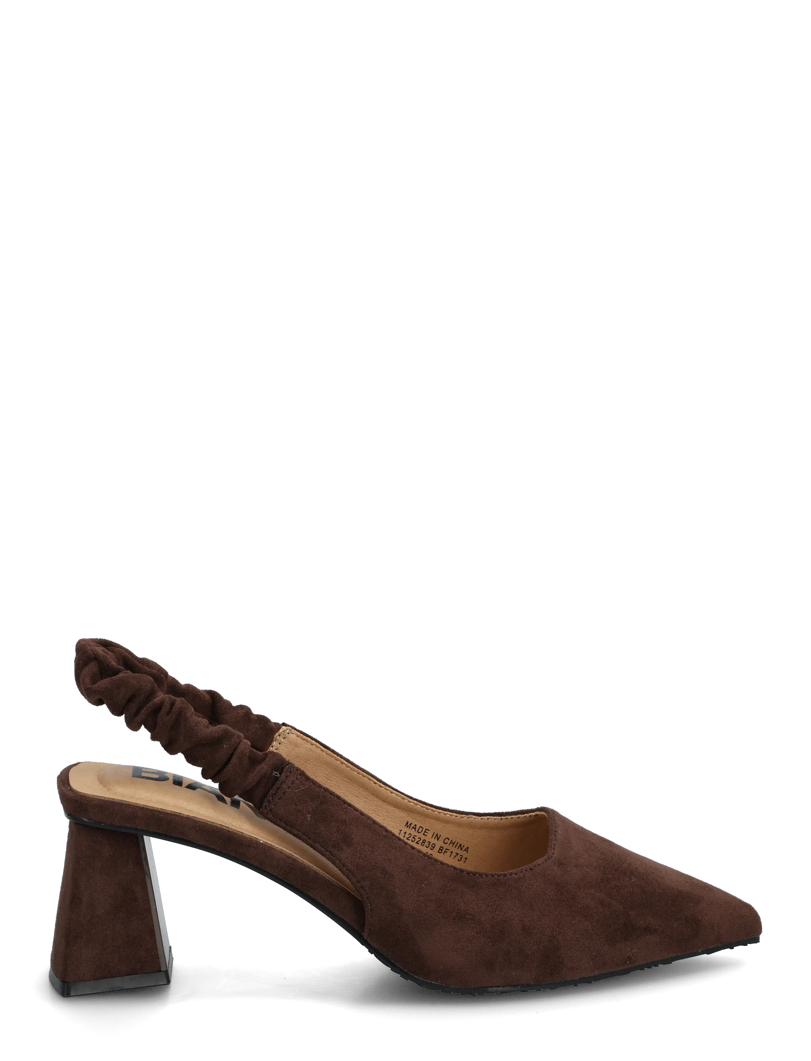 Biamaralyn Scrunchie Slingback Faux Suede 3