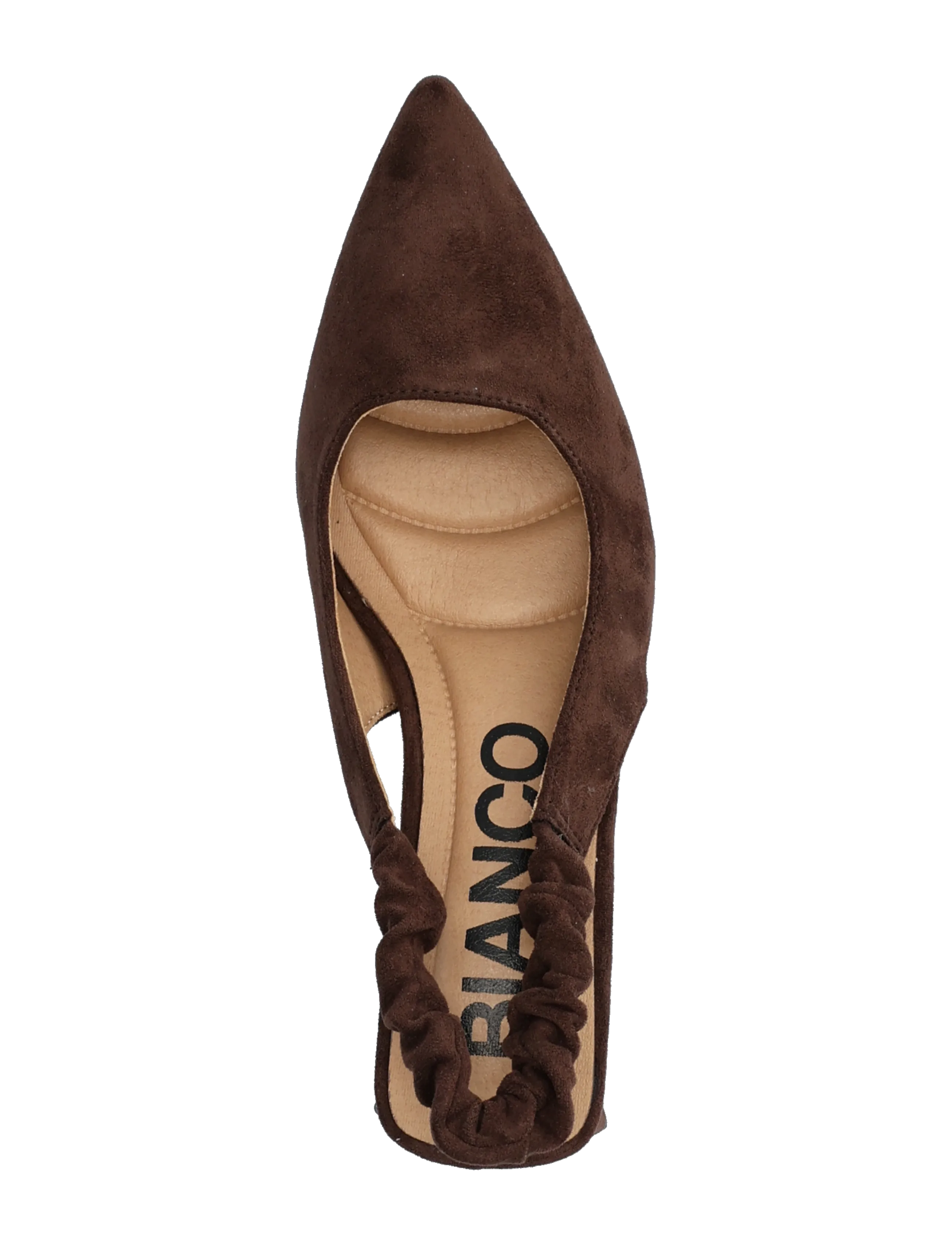 Biamaralyn Scrunchie Slingback Faux Suede 4