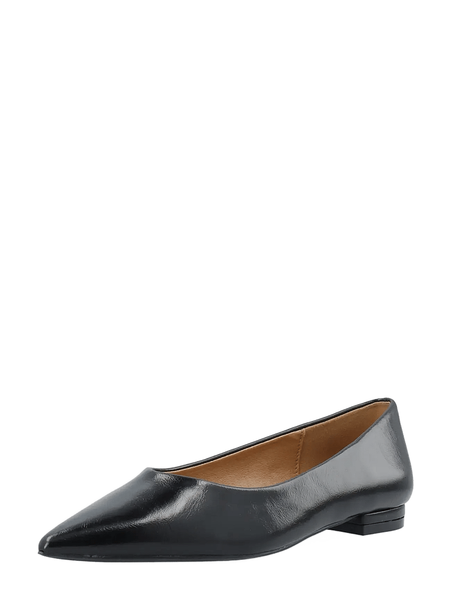 Bianco - BIABARI Pointy Flat Faux Leather - special occasions - black pratia - 0