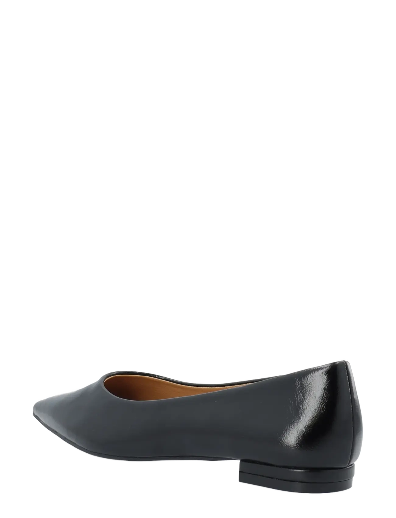 Bianco - BIABARI Pointy Flat Faux Leather - black pratia - 1