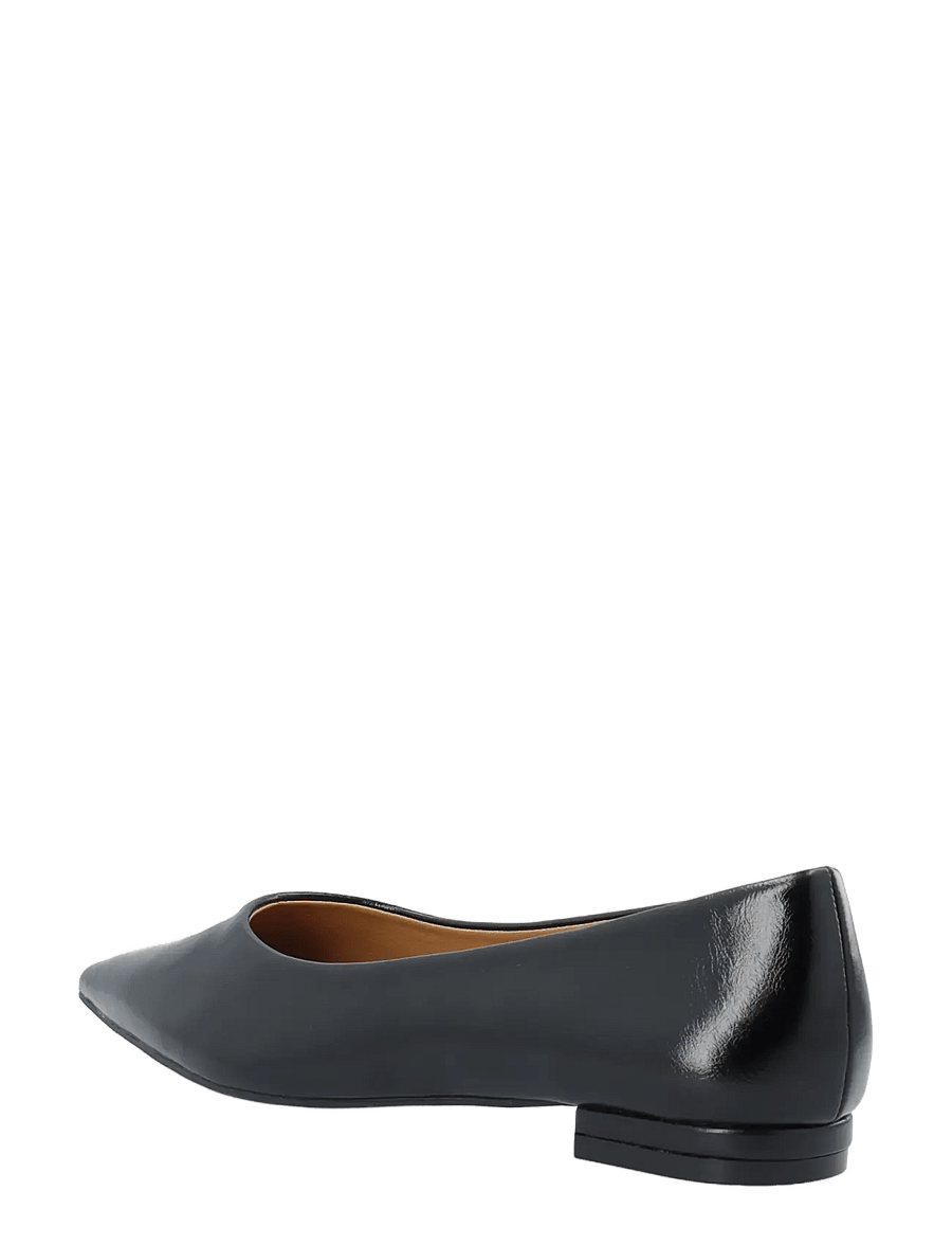 Bianco - BIABARI Pointy Flat Faux Leather - special occasions - black pratia - 1